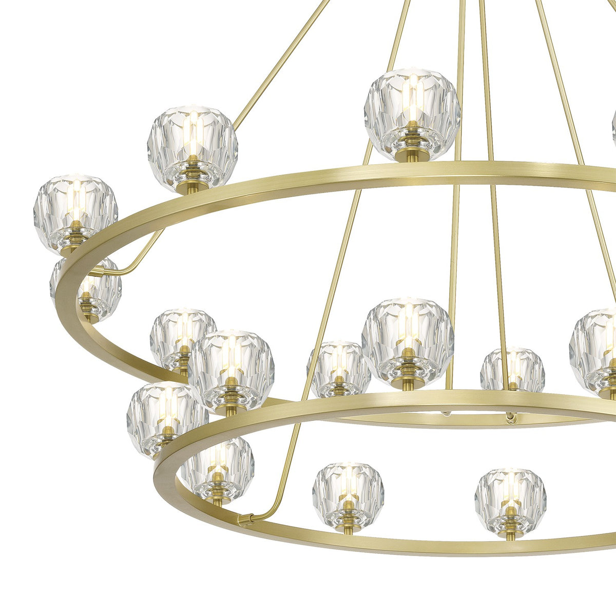 Crystorama - ARA-10268-SB - LED Chandelier - Aragon - Soft Brass