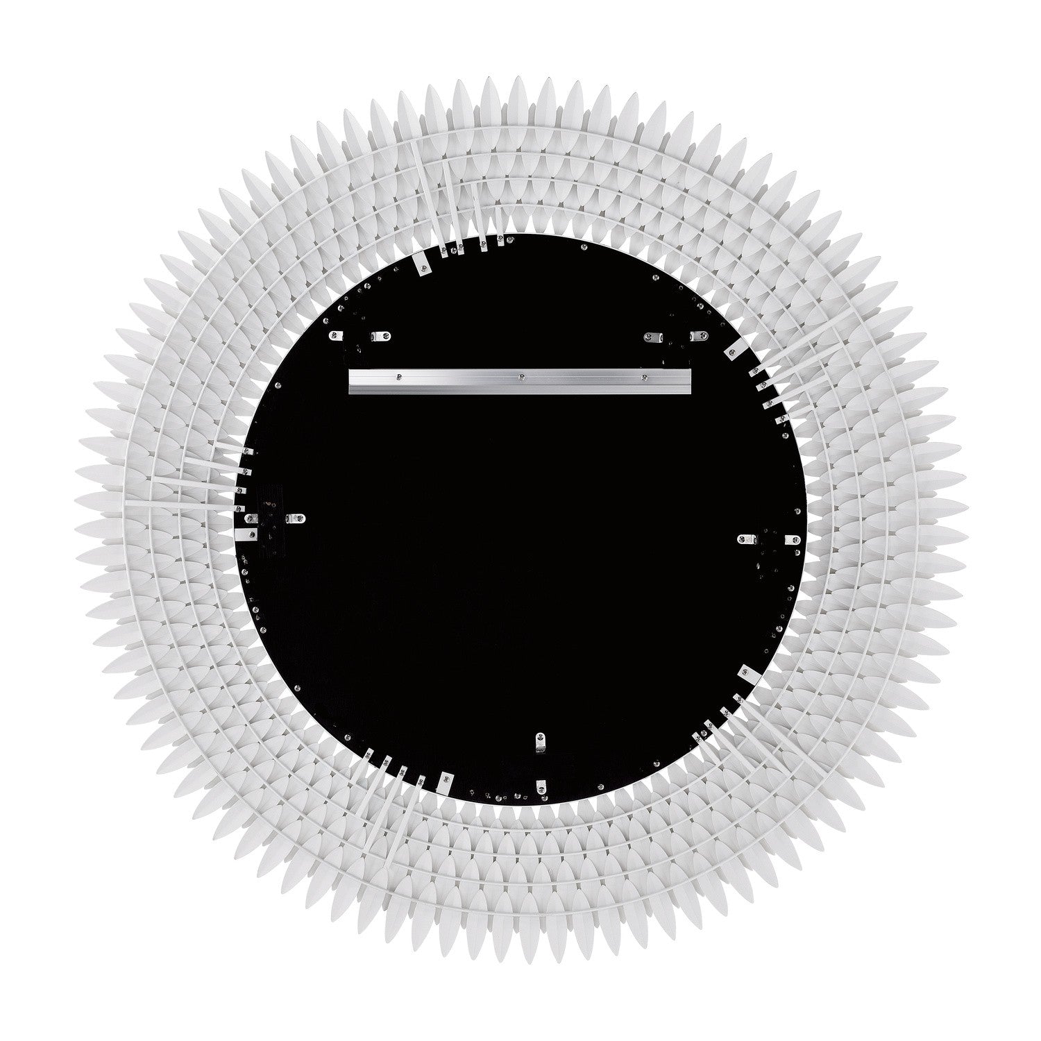 Crystorama - BRH-M546-MT - Mirror - Broche - Matte White