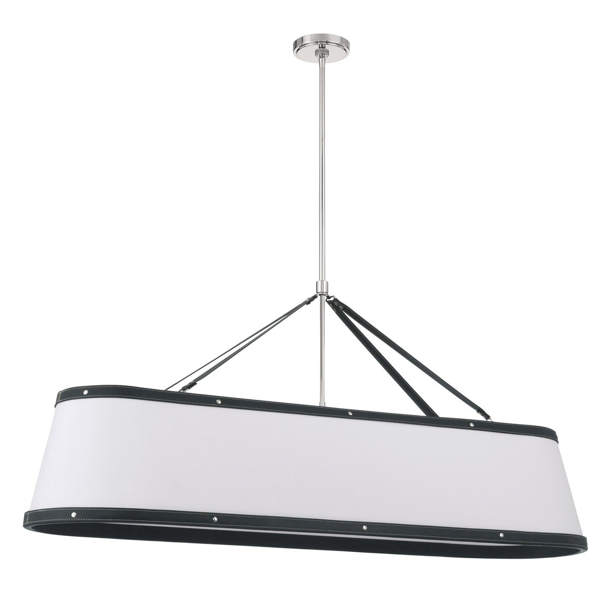 Crystorama - CAL-2407-PN - Six Light Chandelier - Callahan - Polished Nickel
