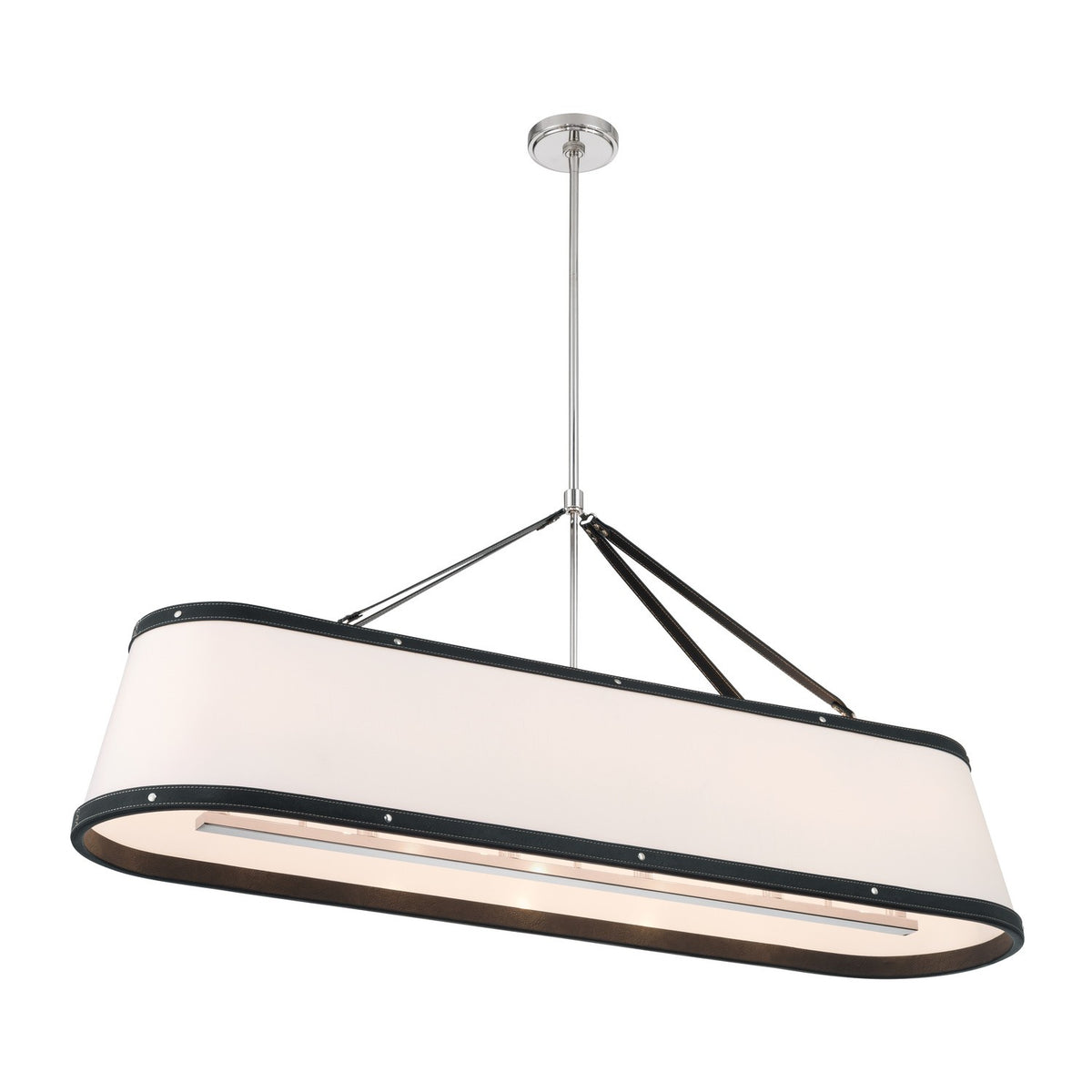 Crystorama - CAL-2407-PN - Six Light Chandelier - Callahan - Polished Nickel