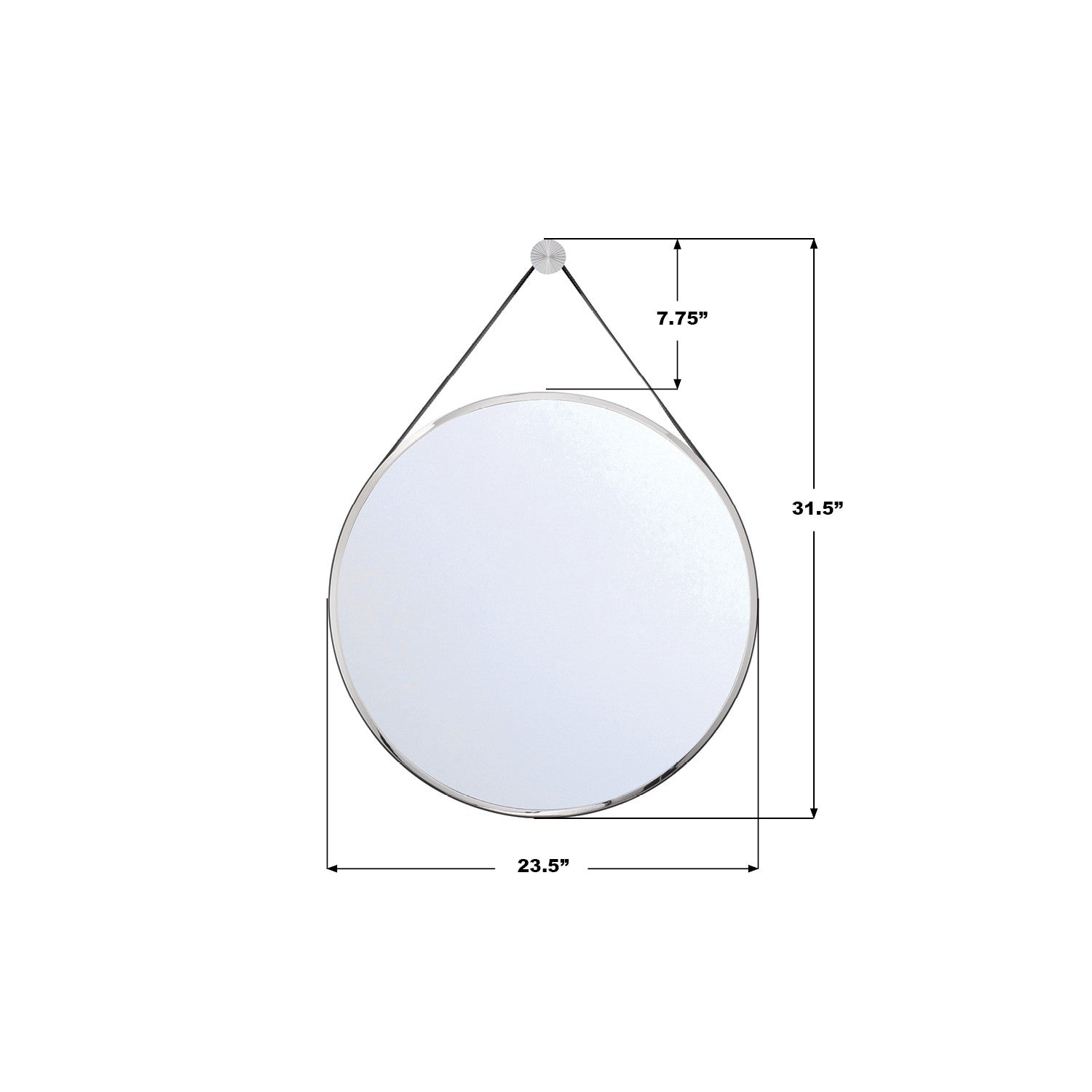 Crystorama - CAL-M224-PN - Mirror - Callahan - Polished Nickel