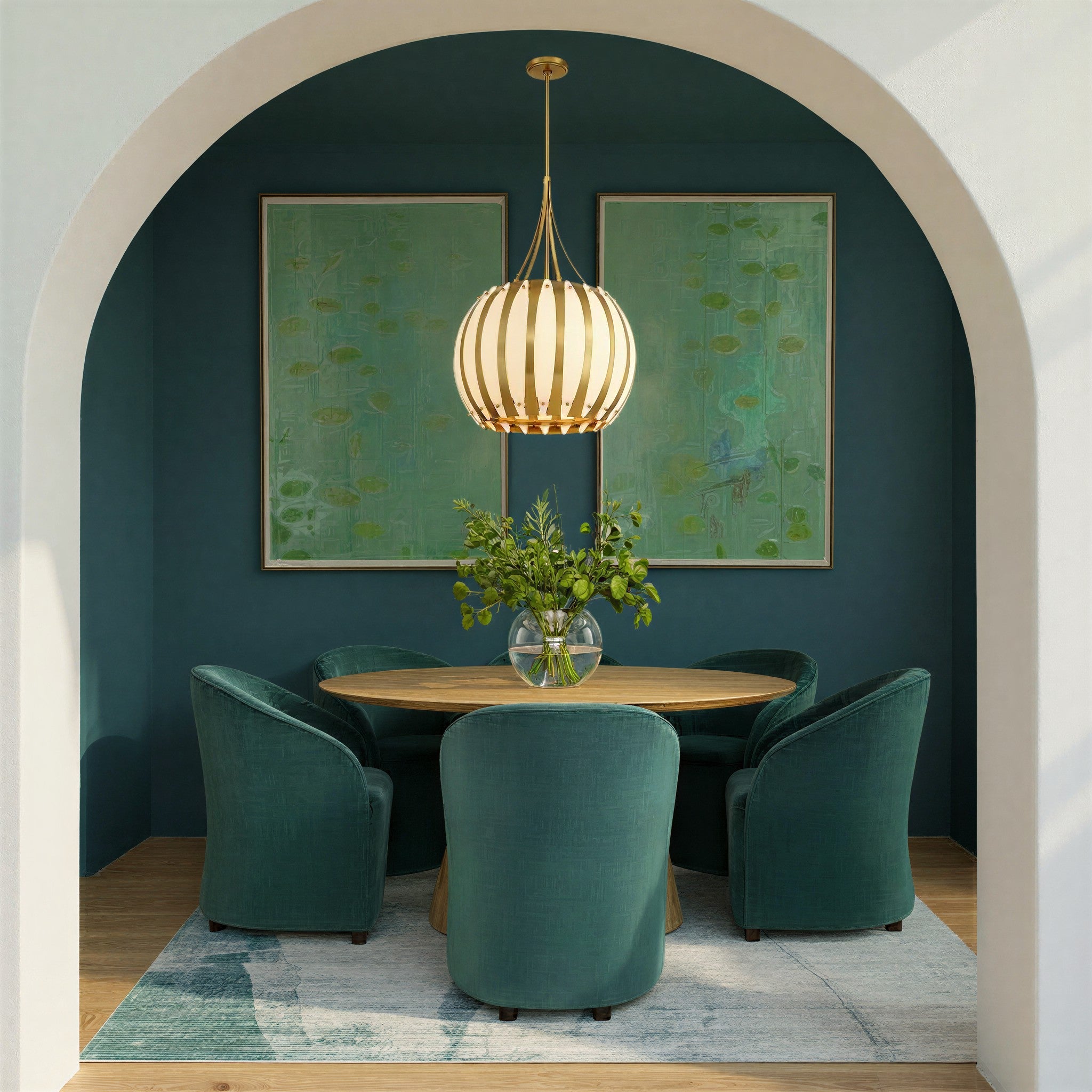 Crystorama - DRA-8003-LG - Five Light Chandelier - Daria - Luxe Gold