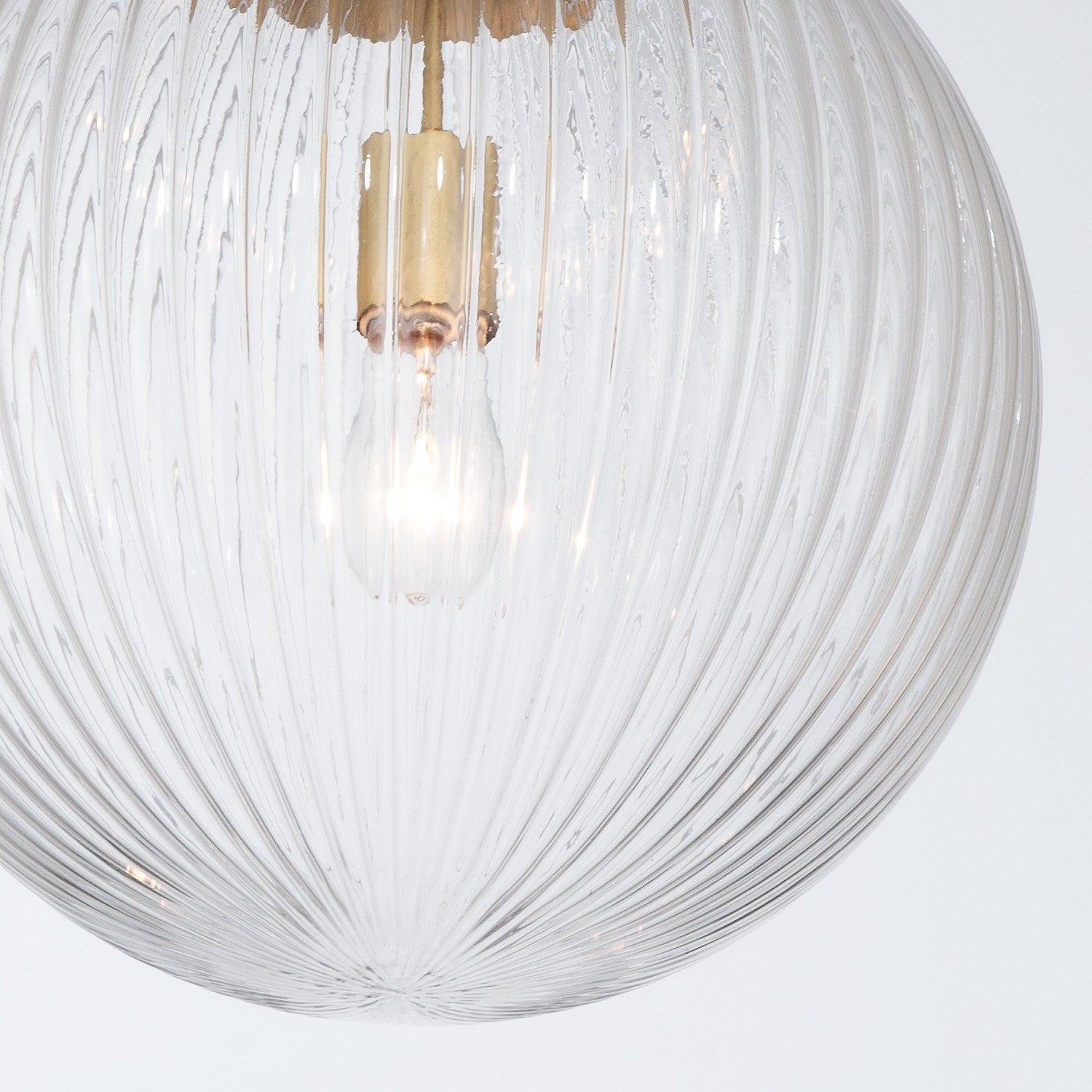 Crystorama - ORY-1007-AG-CL - One Light Pendant - Orly - Aged Brass