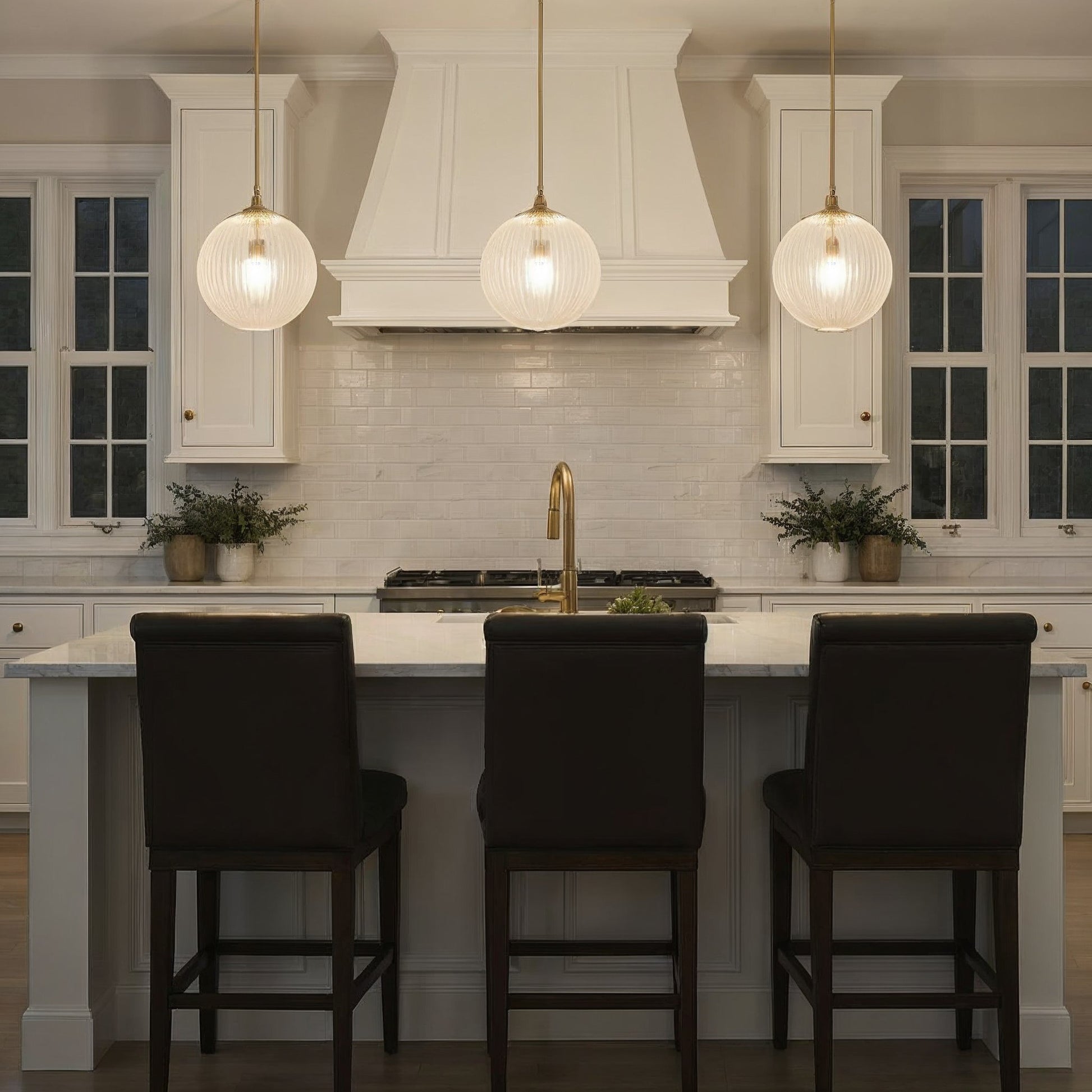 Crystorama - ORY-1007-AG-CL - One Light Pendant - Orly - Aged Brass
