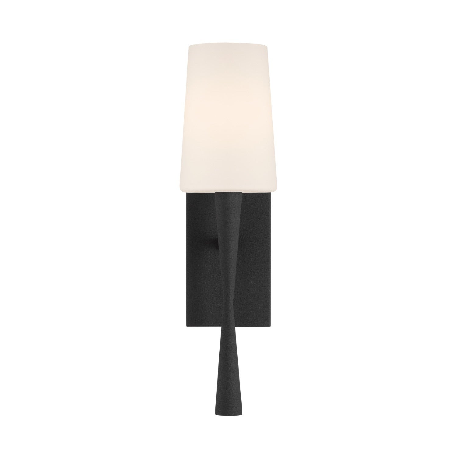 Crystorama - TRE-221-OP-BF - One Light Wall Sconce - Trenton - Black Forged