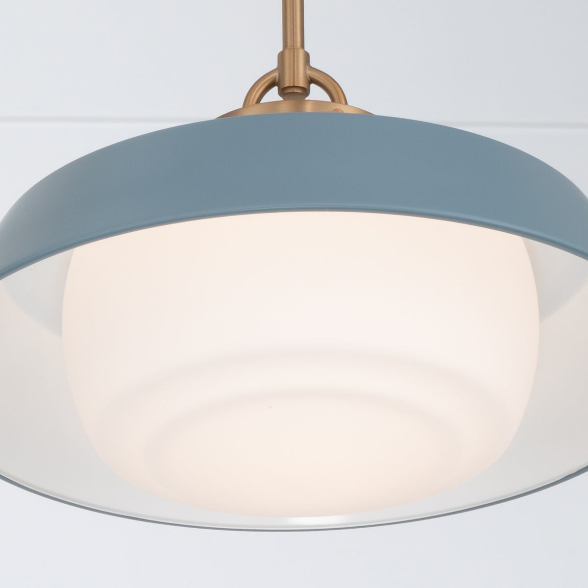 Crystorama - XAN-8006-VG-BL - One Light Pendant - Xander - Vibrant Gold