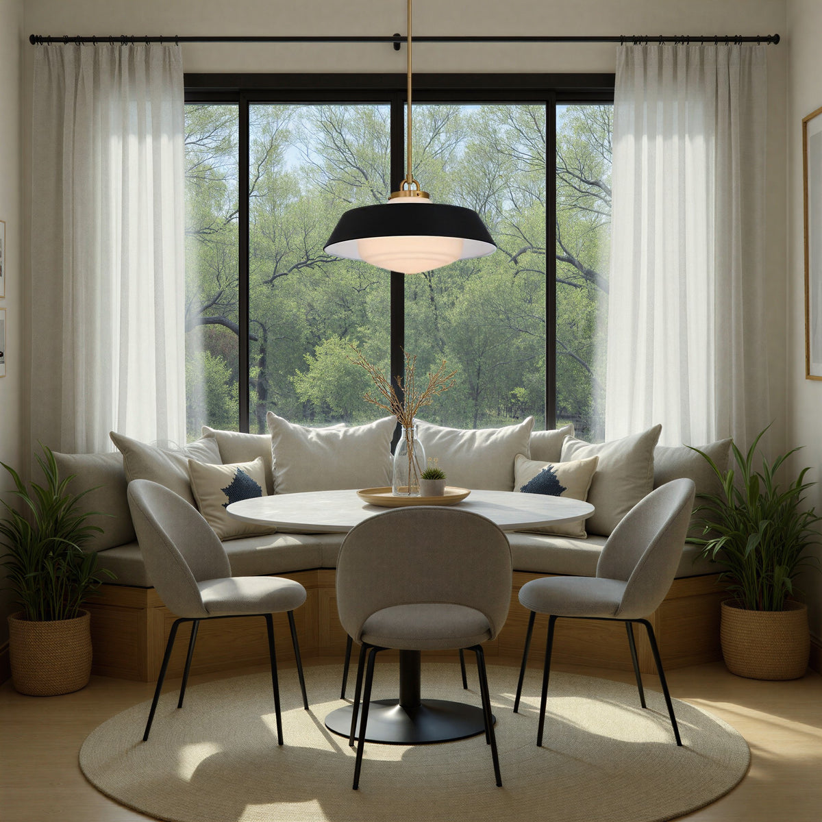 Crystorama - XAN-8009-VG-MK - Three Light Pendant - Xander - Vibrant Gold
