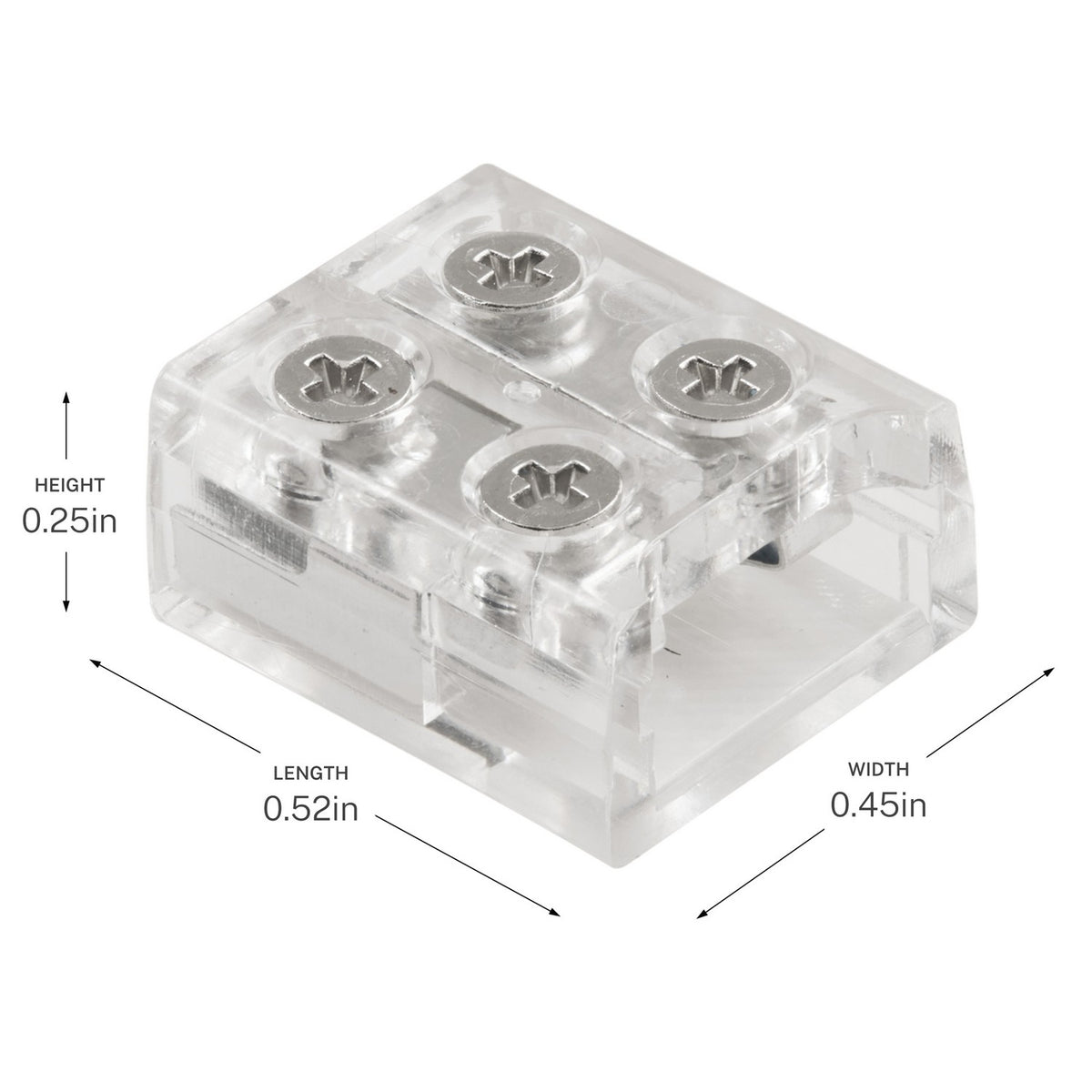 Kichler - 1TBCOBTWCLR - Connector - Dry Tape Accessory - Clear