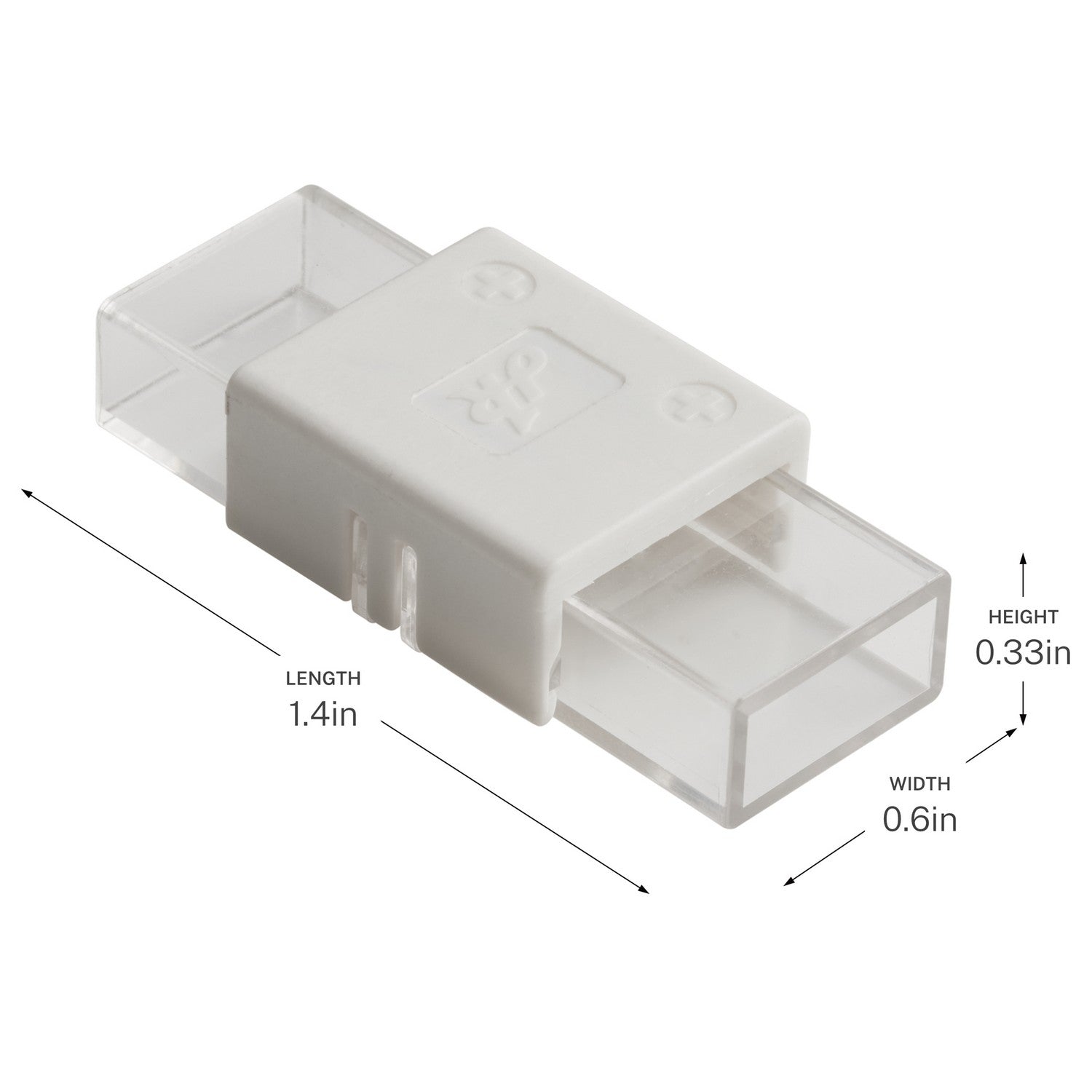 Kichler - 3CTTWH - Tape Connector - Wet Tape Accessories - White