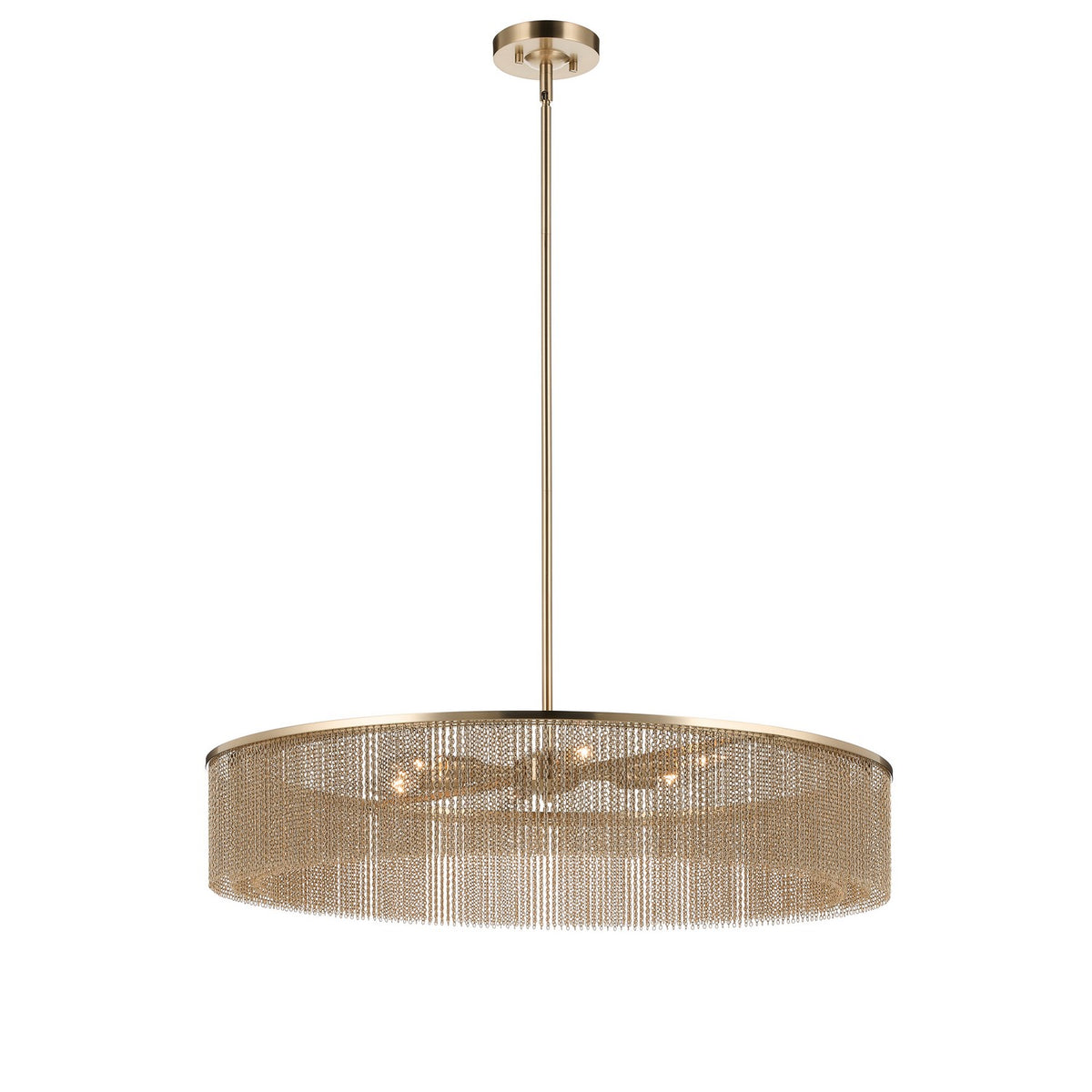 Kichler - 52824CPZ - Six Light Chandelier - Khaite - Champagne Bronze