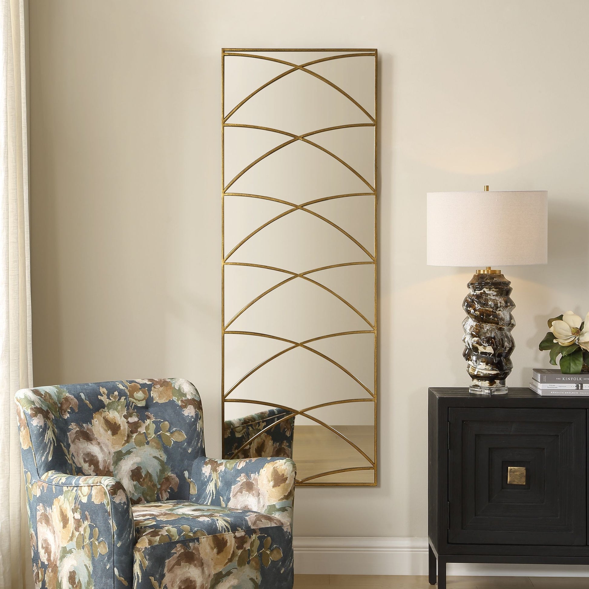 Uttermost - 08320 - Mirror - Crossed Up - Antique Gold