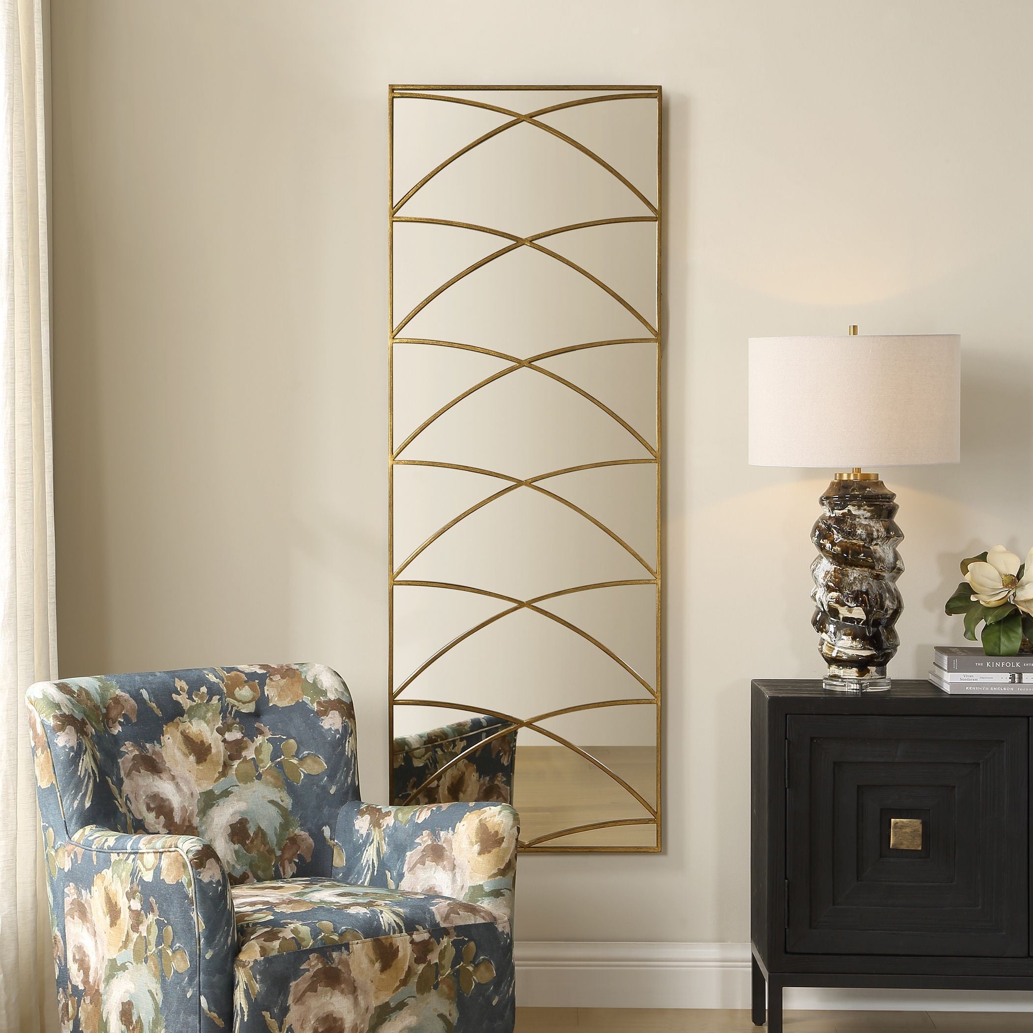 Uttermost - 08320 - Mirror - Crossed Up - Antique Gold