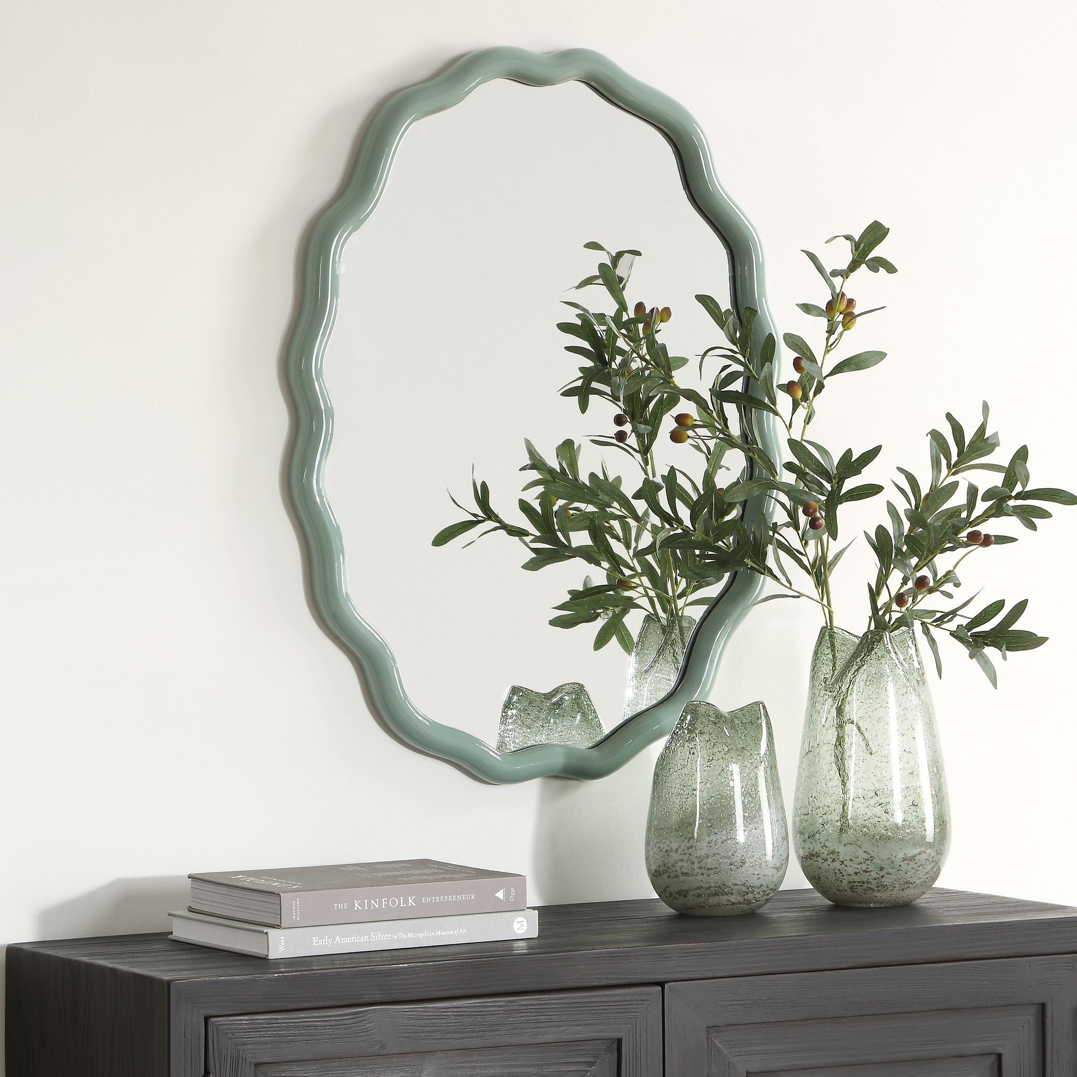 Uttermost - 08328 - Mirror - Isly - Egg Blue
