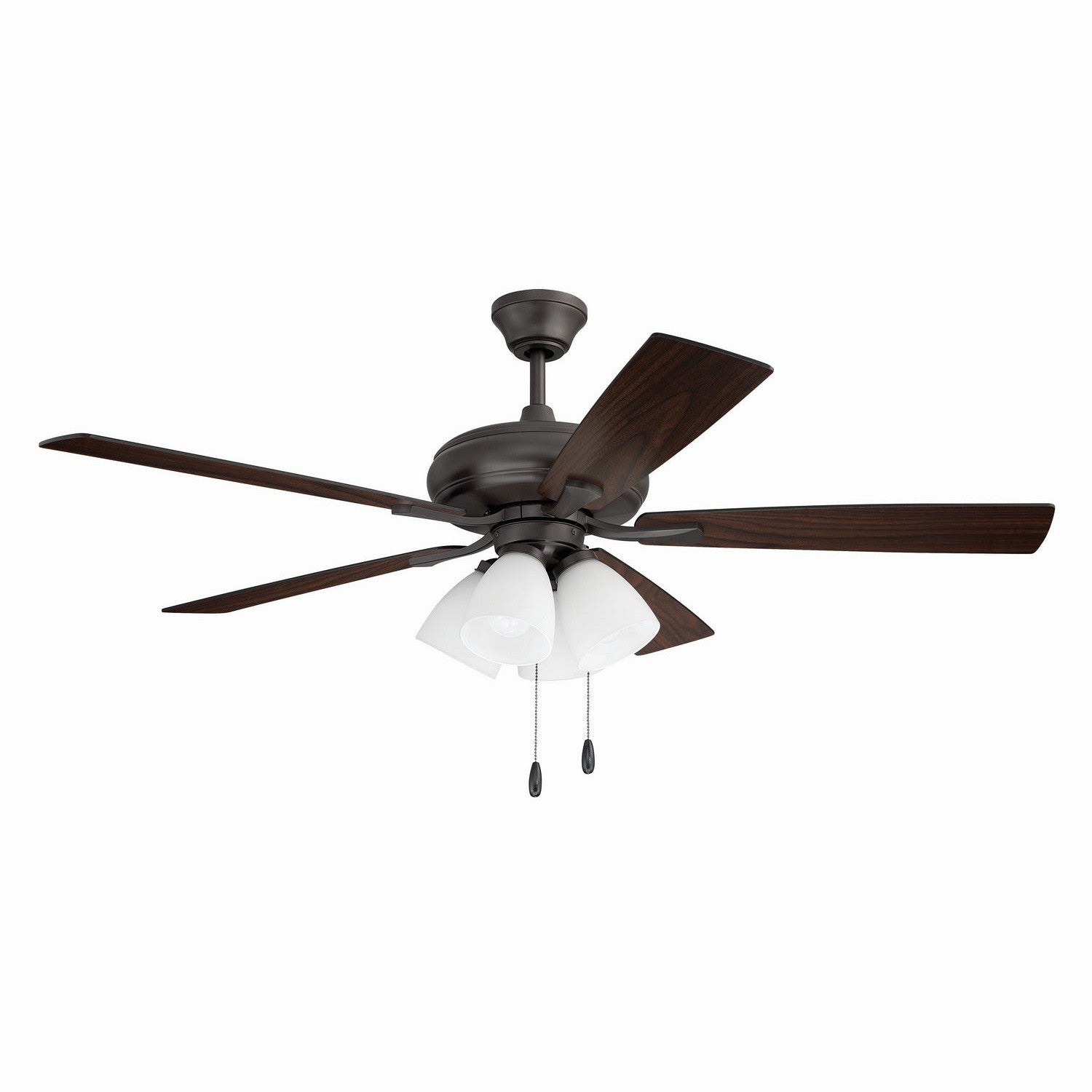 Craftmade - ECF114CBZ5-CBZWLN - 52" Ceiling Fan - Eos Frost 4 Light - Classic Bronze