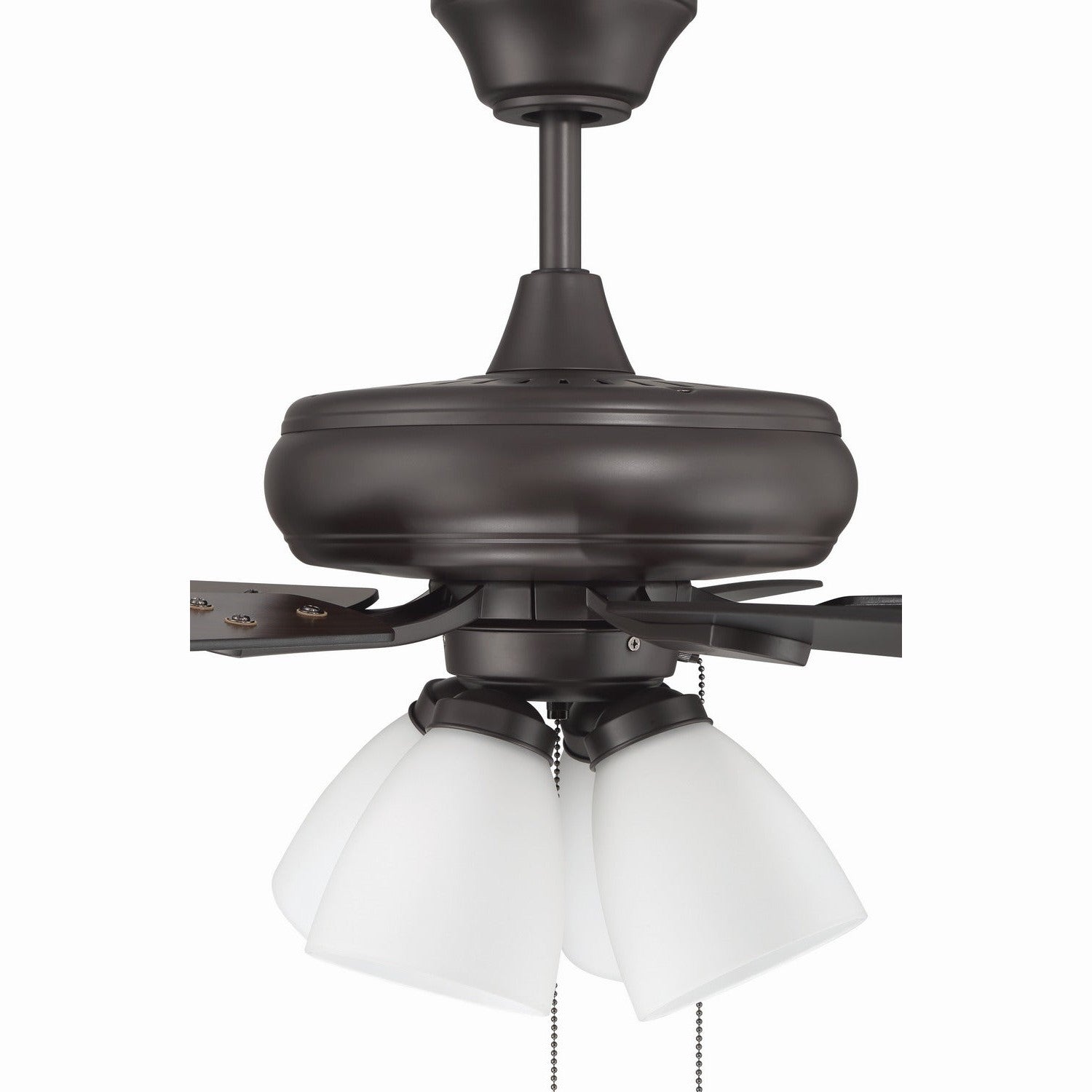 Craftmade - ECF114CBZ5-CBZWLN - 52" Ceiling Fan - Eos Frost 4 Light - Classic Bronze