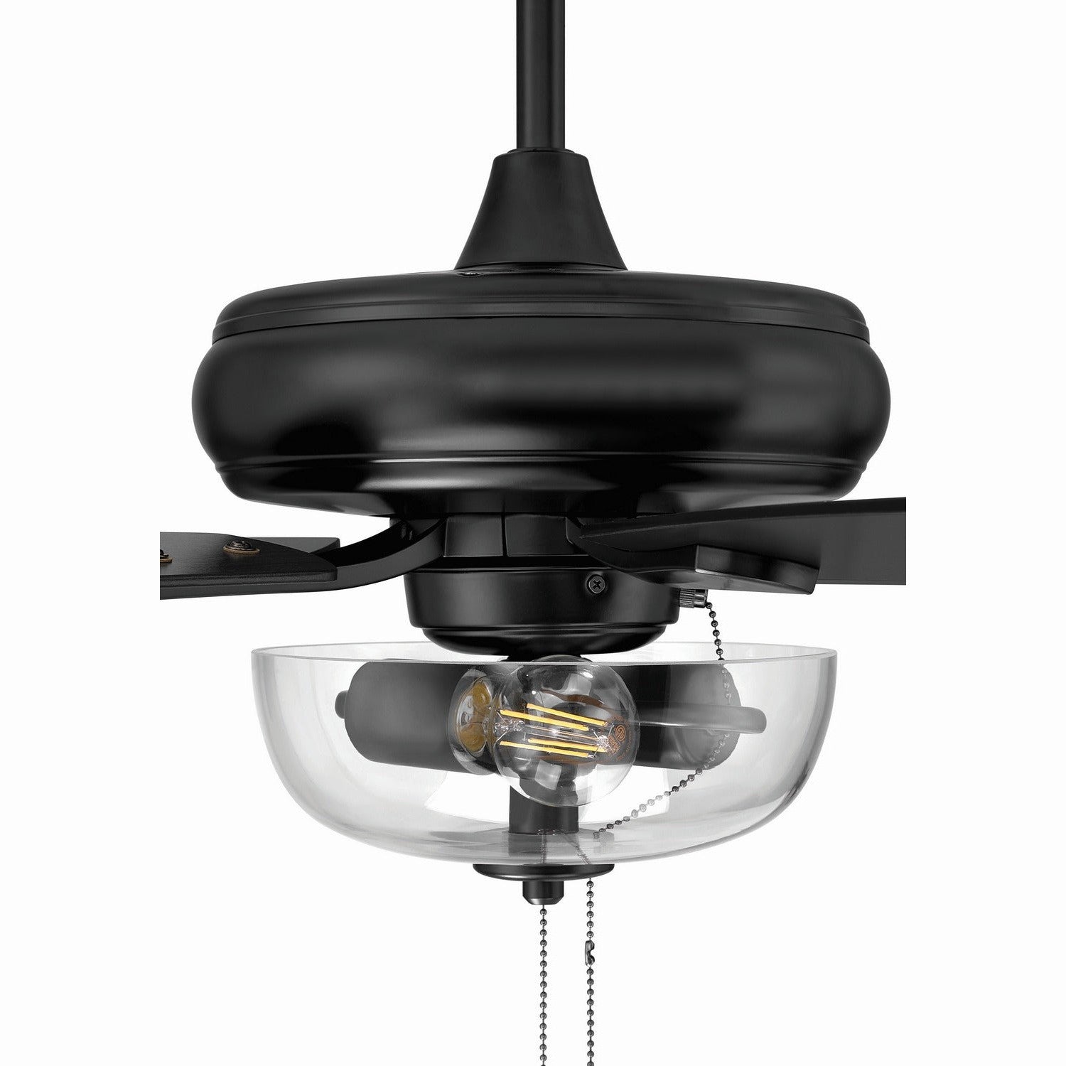 Craftmade - ECF201FB5-FBGW - 52" Ceiling Fan - EOS 2 Light Clear Bowl 52" Ceiling Fan - Flat Black