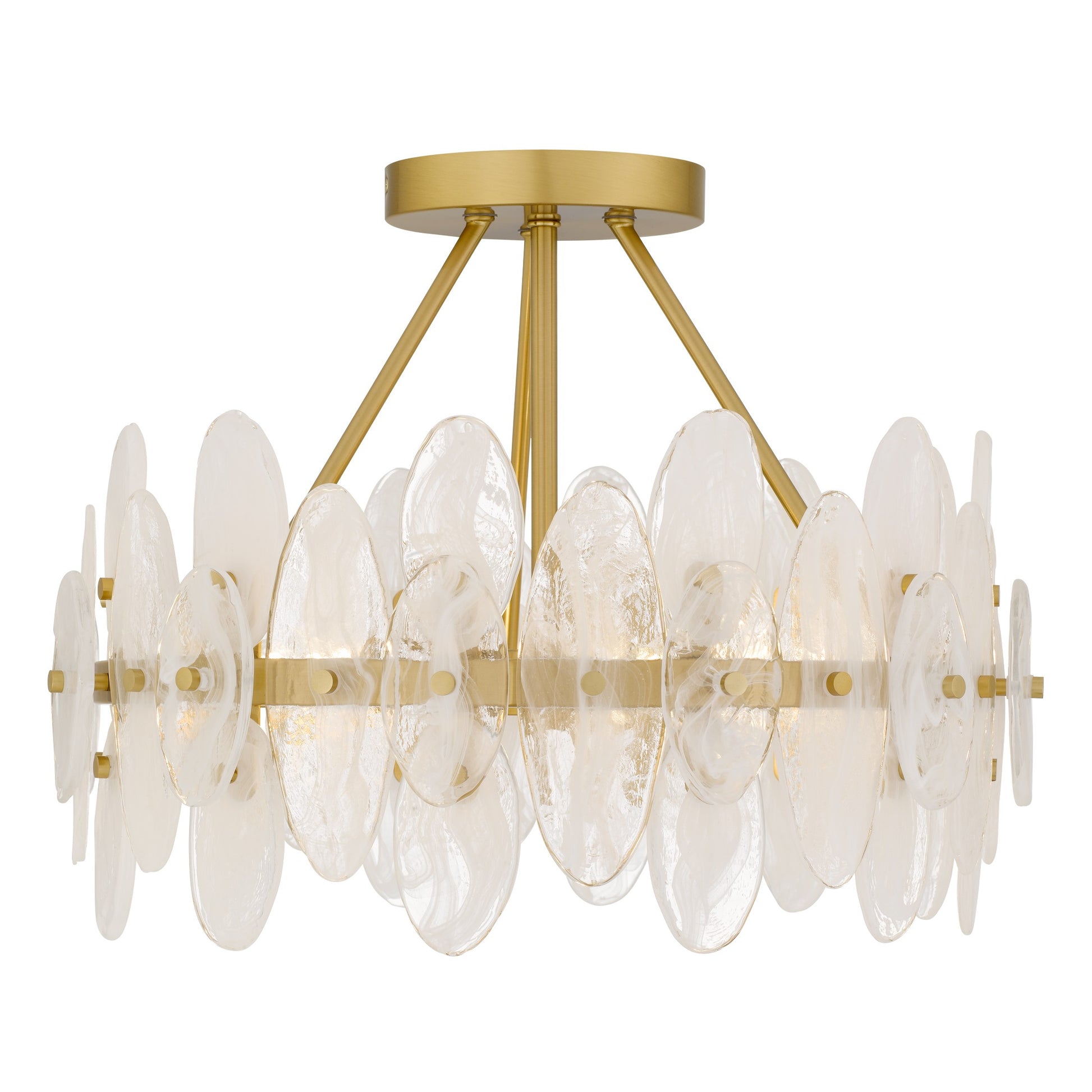 Quoizel - ABI1718BRG - Four Light Semi-Flush Mount - Abigail - Brushed Gold