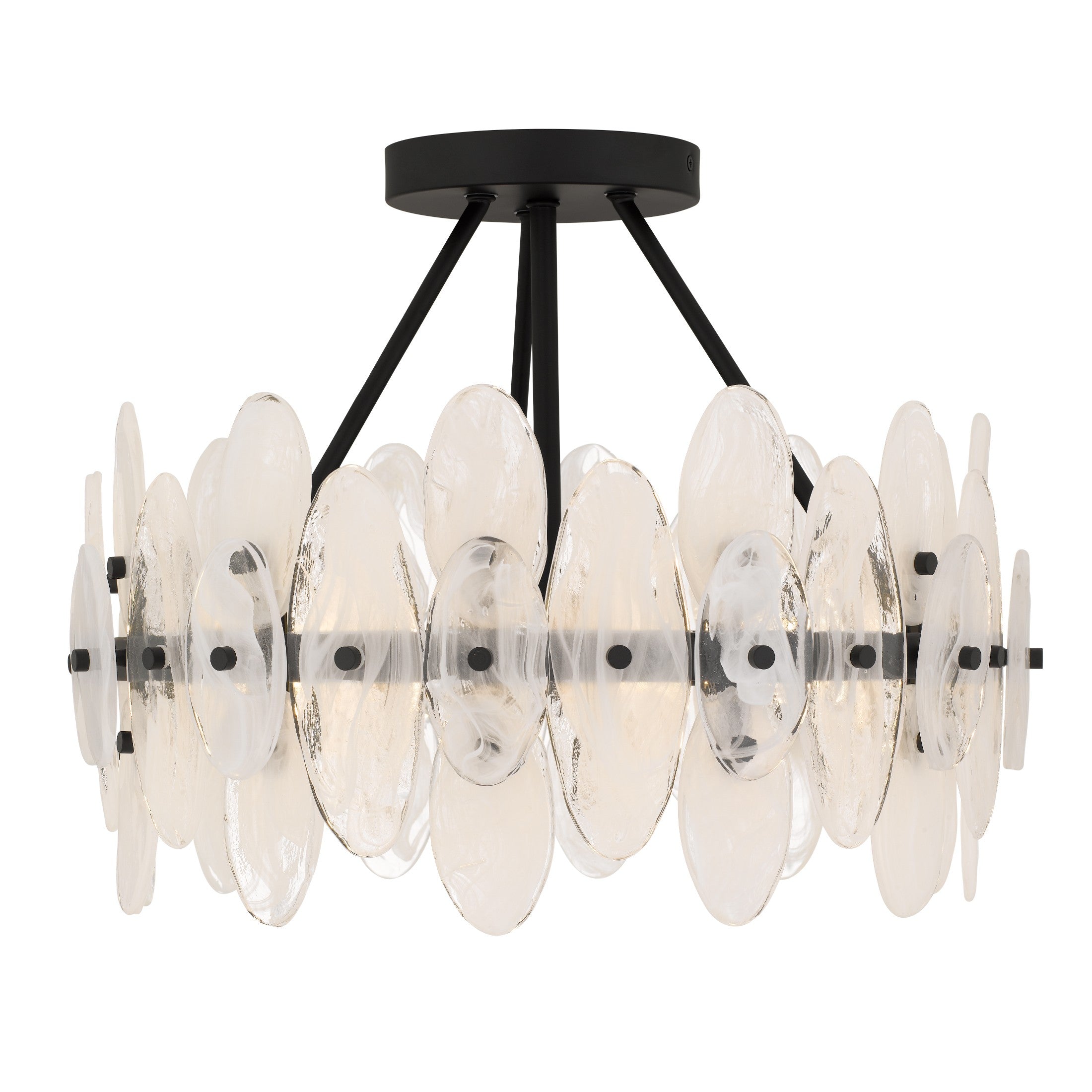 Quoizel - ABI1718MBK - Four Light Semi-Flush Mount - Abigail - Matte Black