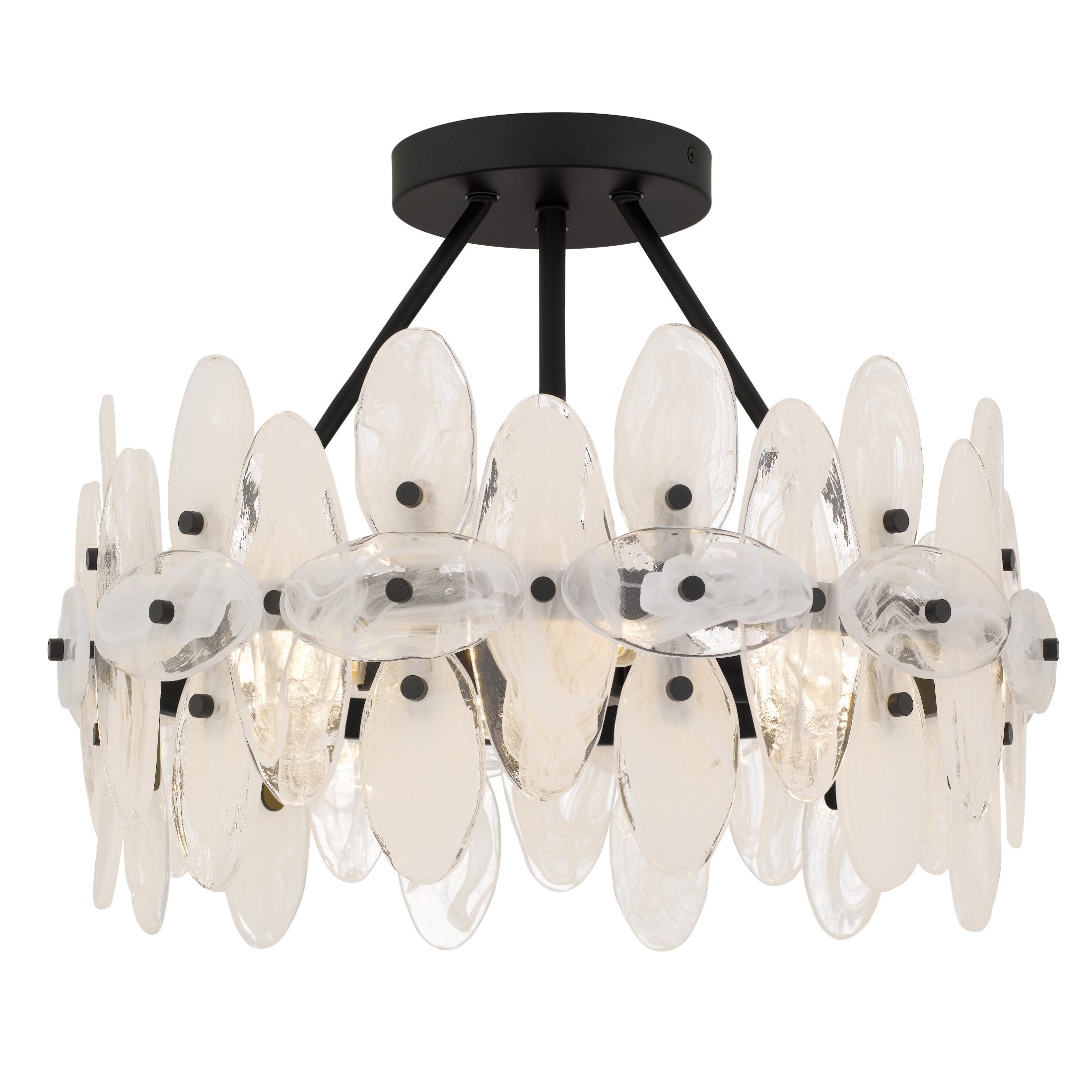 Quoizel - ABI1718MBK - Four Light Semi-Flush Mount - Abigail - Matte Black