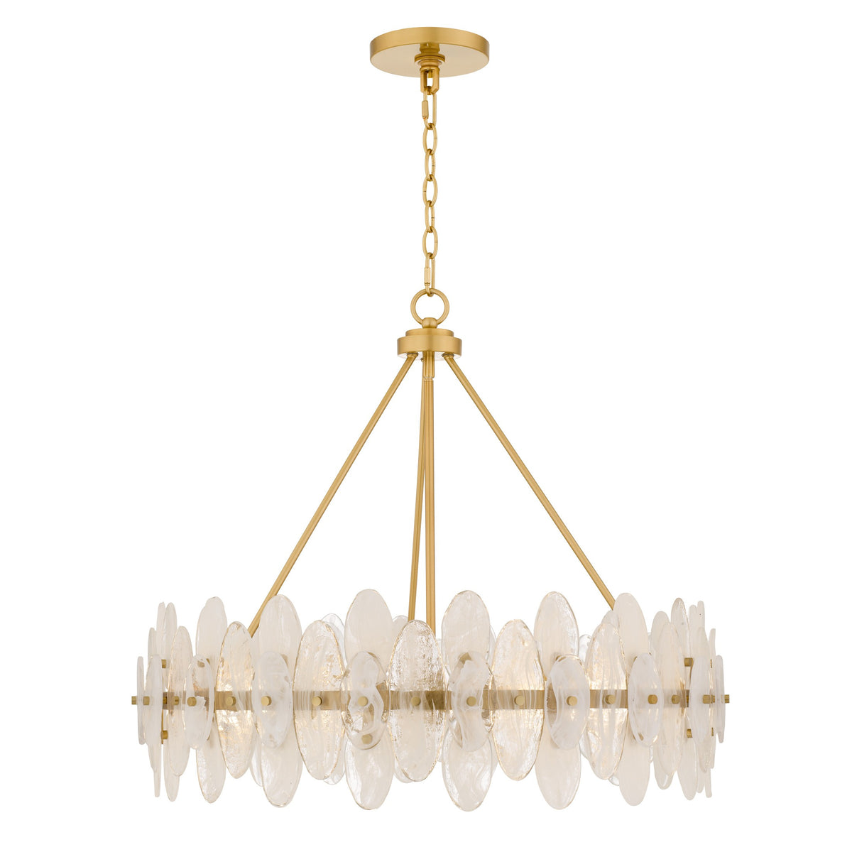 Quoizel - ABI2828BRG - Six Light Pendant - Abigail - Brushed Gold
