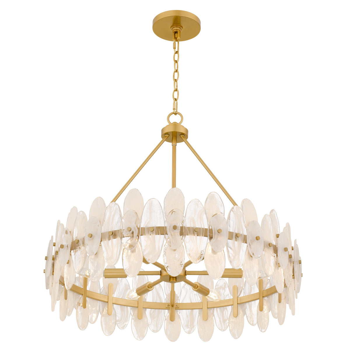 Quoizel - ABI2828BRG - Six Light Pendant - Abigail - Brushed Gold