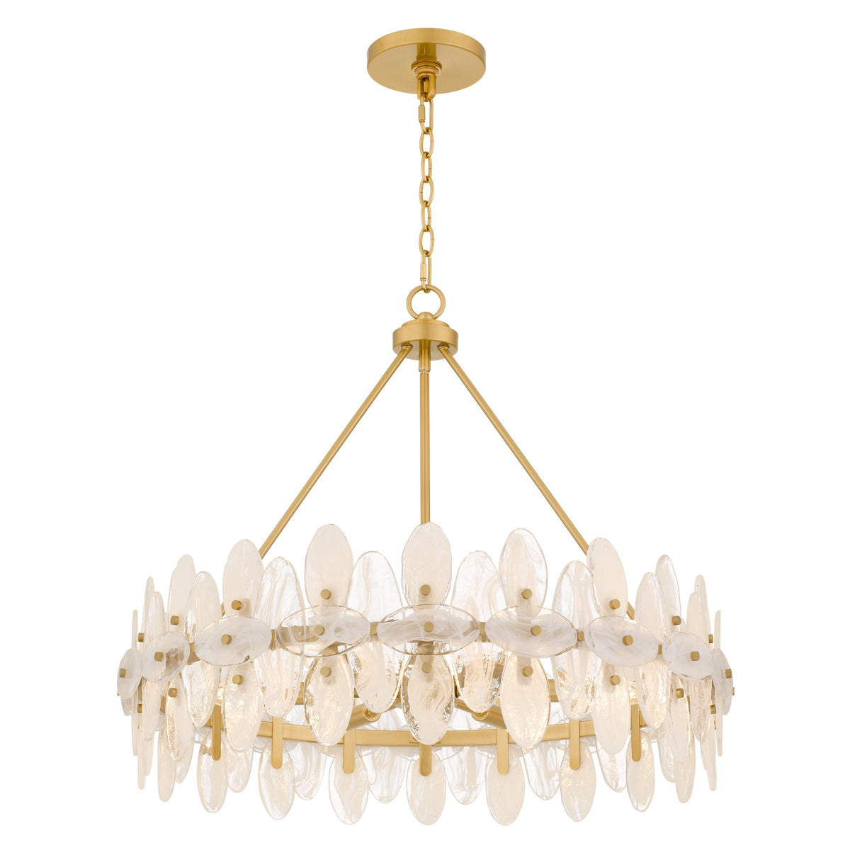 Quoizel - ABI2828BRG - Six Light Pendant - Abigail - Brushed Gold