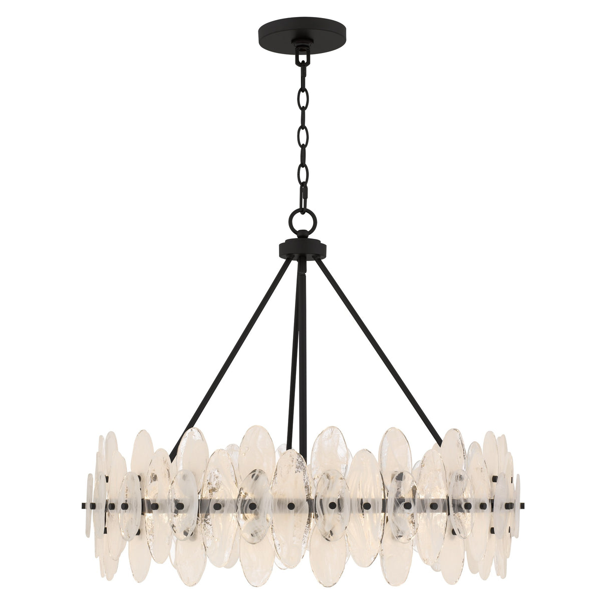 Quoizel - ABI2828MBK - Six Light Pendant - Abigail - Matte Black