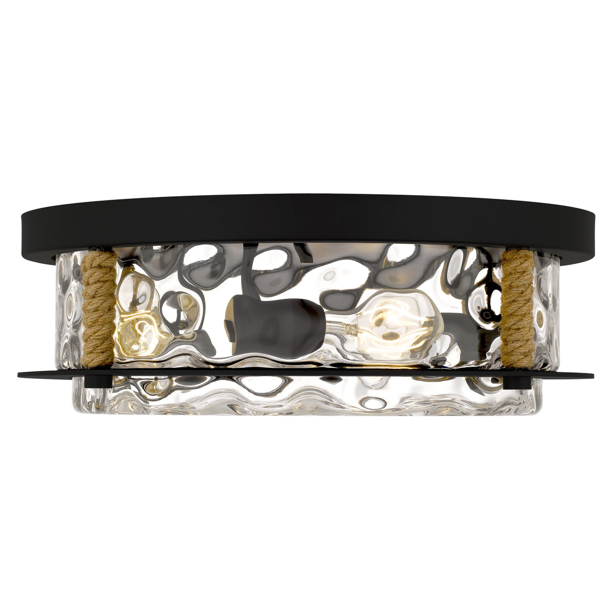 Quoizel - BTC1616MBK - Three Light Flush Mount - Baltic - Matte Black