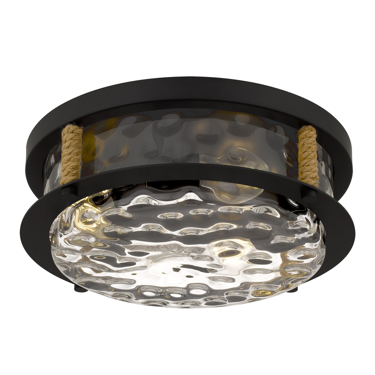 Quoizel - BTC1616MBK - Three Light Flush Mount - Baltic - Matte Black