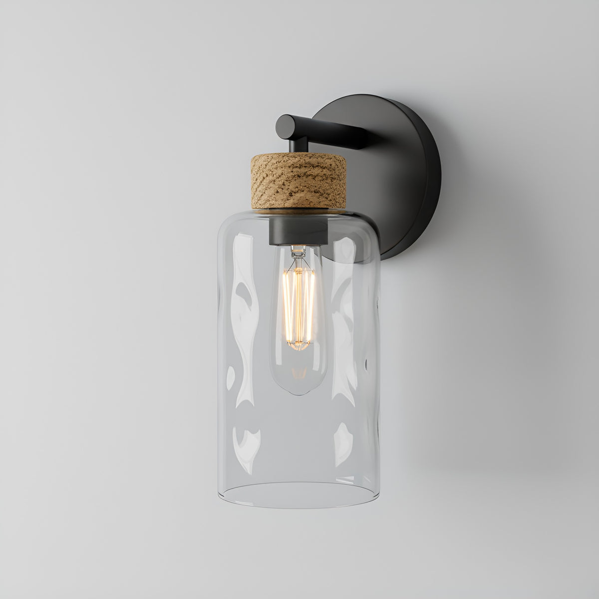 Quoizel - BTC8605MBK - One Light Wall Sconce - Baltic - Matte Black