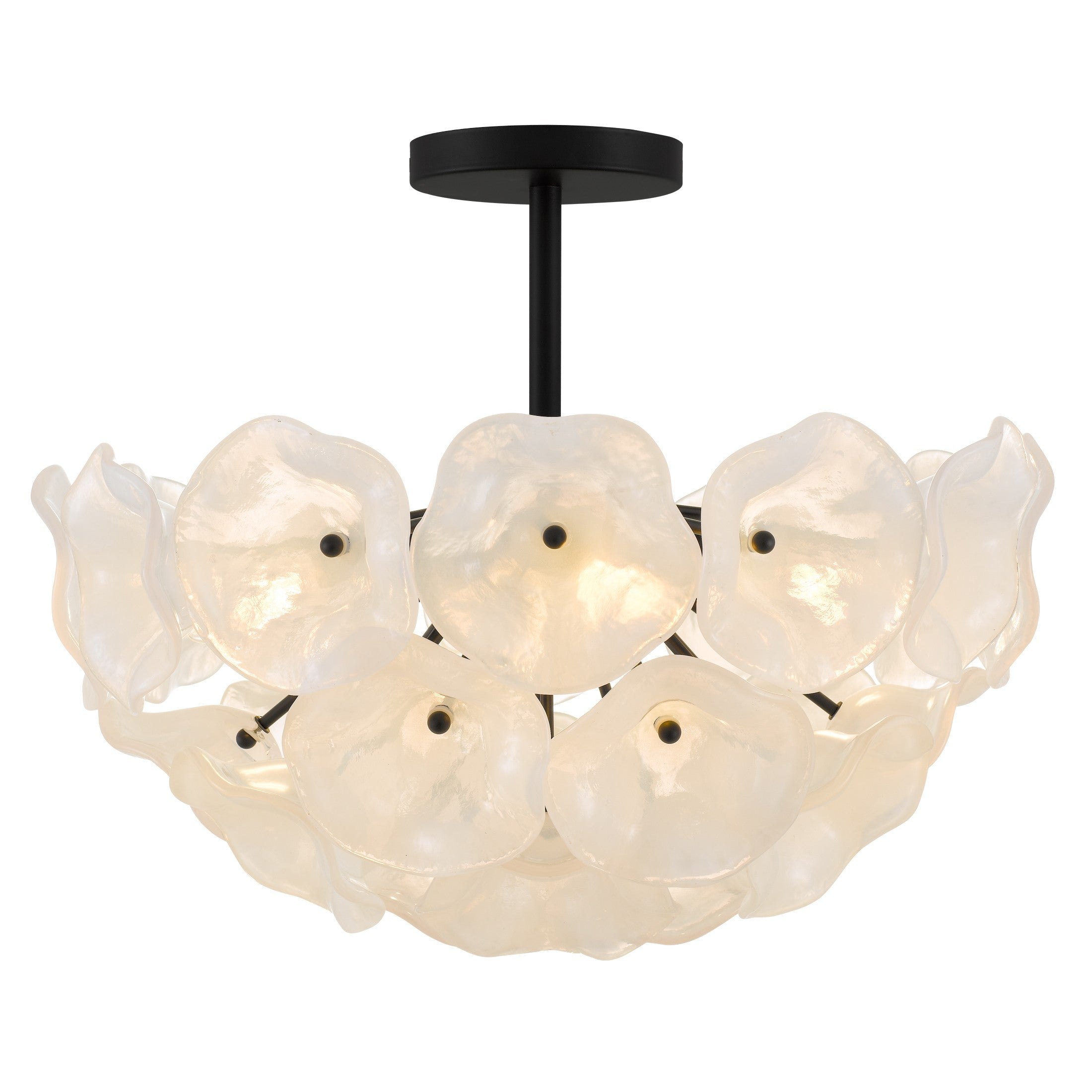 Quoizel - AUD1718MBK - Four Light Semi-Flush Mount - Audrey - Matte Black