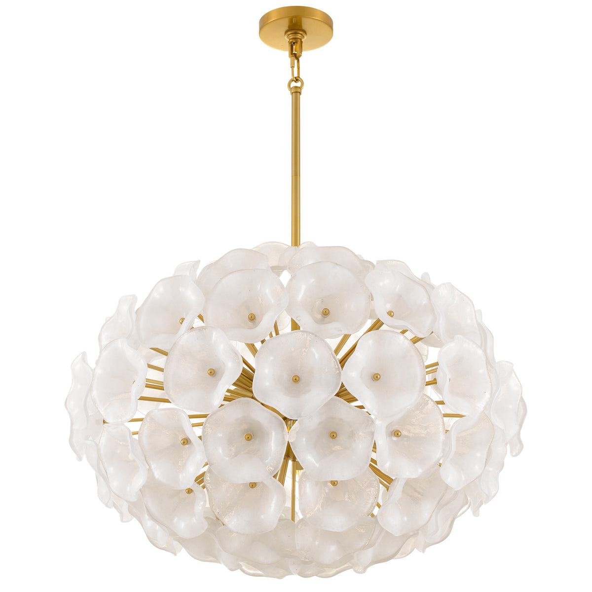 Quoizel - AUD2828BRG - Eight Light Pendant - Audrey - Brushed Gold