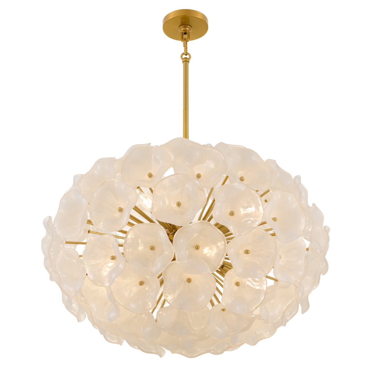 Quoizel - AUD2828BRG - Eight Light Pendant - Audrey - Brushed Gold