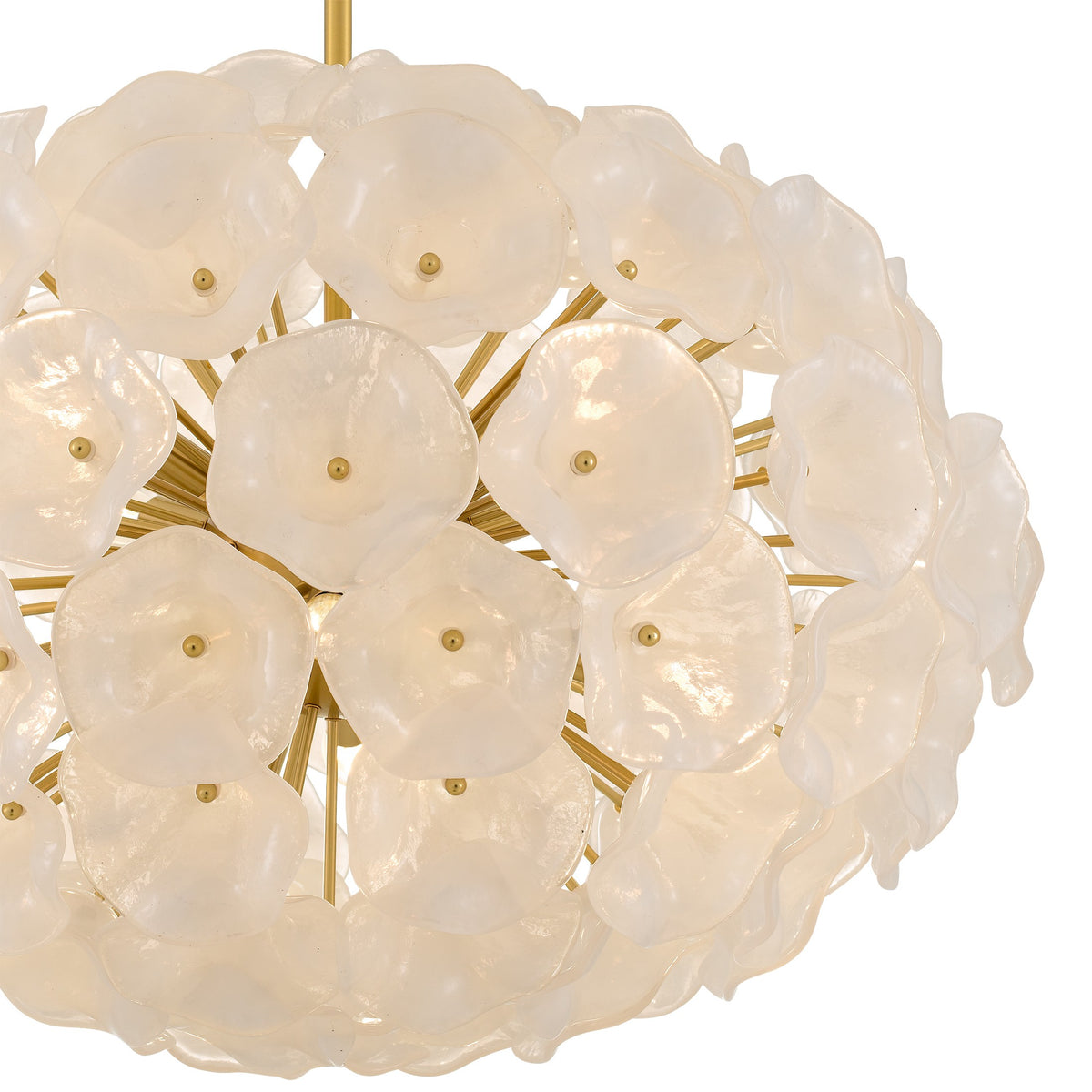 Quoizel - AUD2828BRG - Eight Light Pendant - Audrey - Brushed Gold