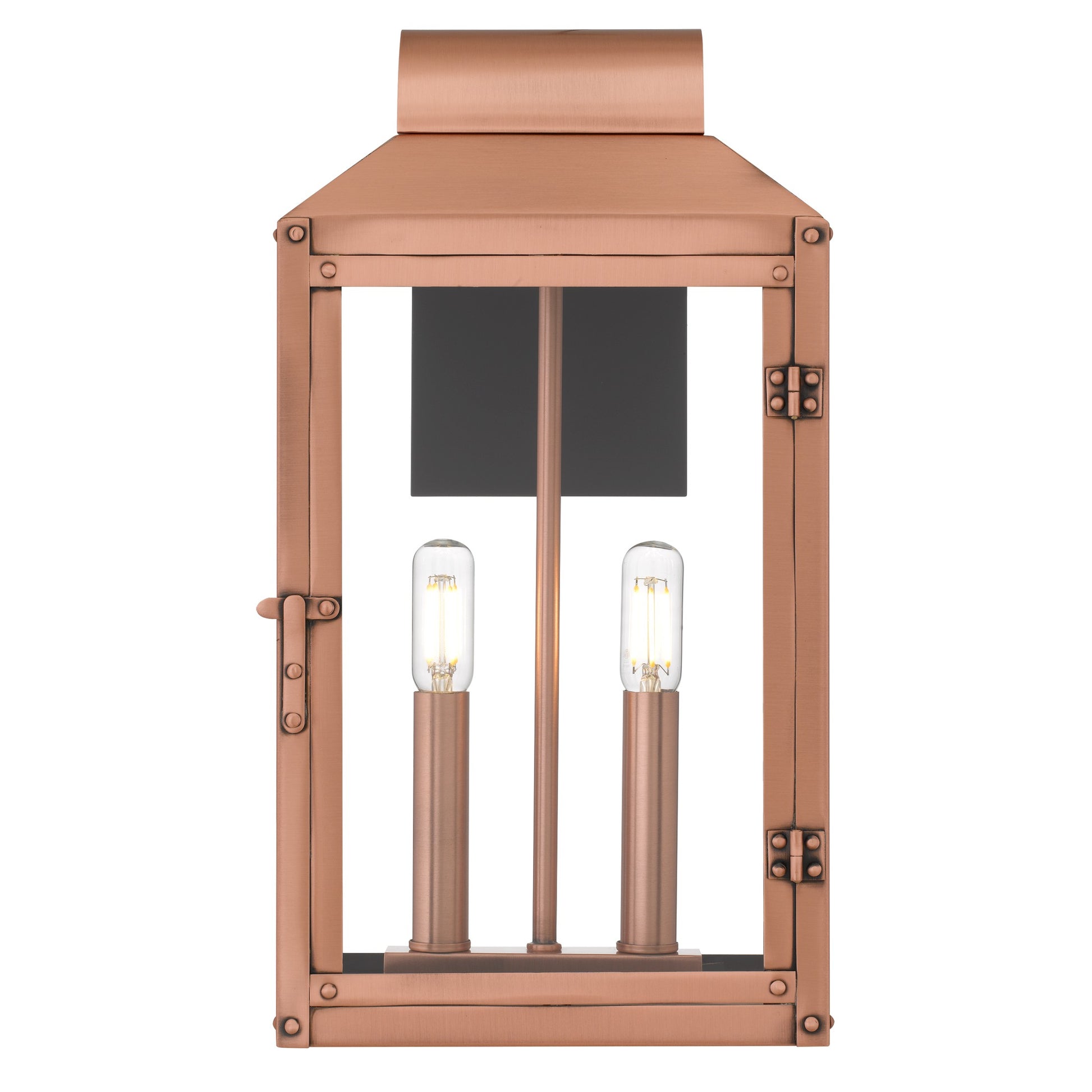 Quoizel - BER8408AC - Two Light Outdoor Wall Lantern - Beryn - Aged Copper