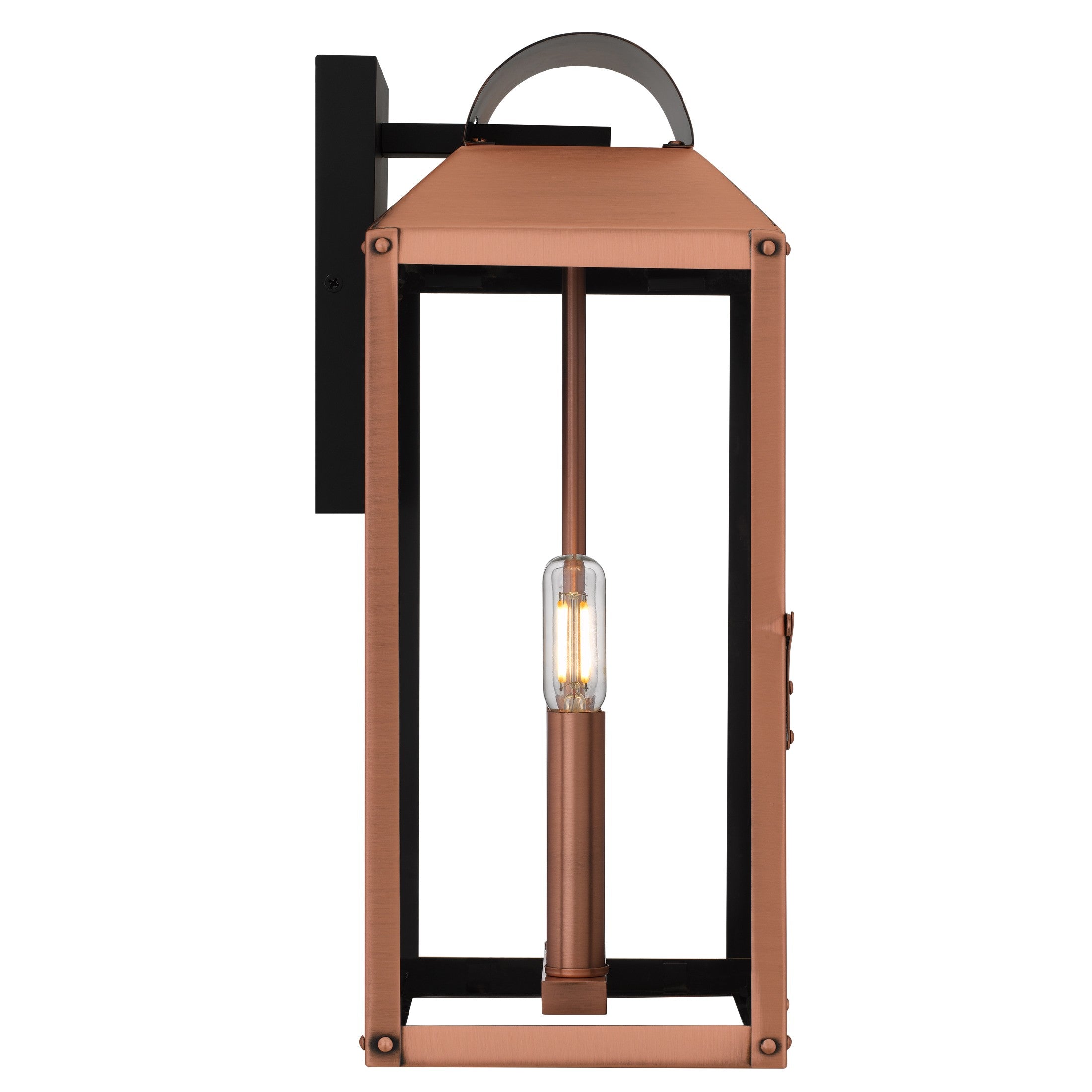 Quoizel - BER8408AC - Two Light Outdoor Wall Lantern - Beryn - Aged Copper