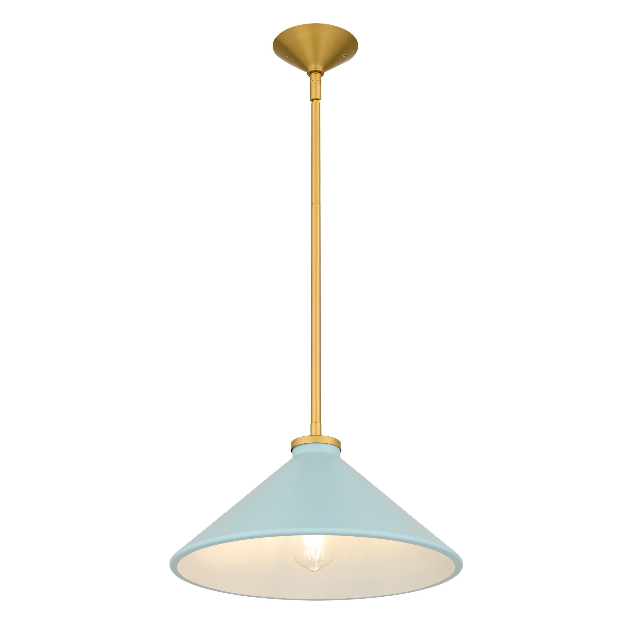 Quoizel - BRADB1814BRG - One Light Pendant - Bradbury - Brushed Gold