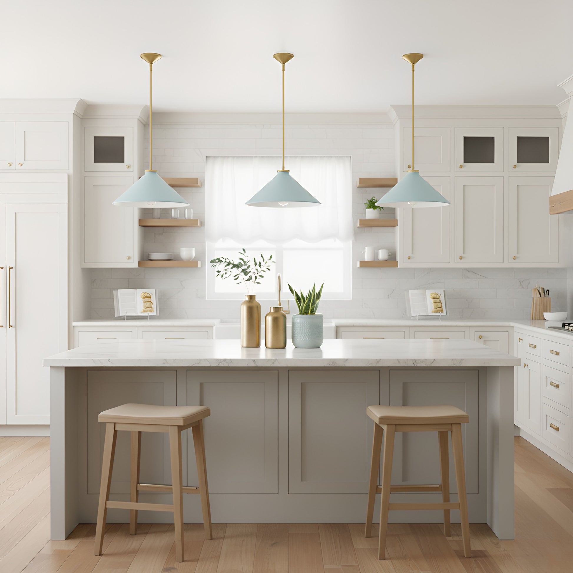 Quoizel - BRADB1814BRG - One Light Pendant - Bradbury - Brushed Gold