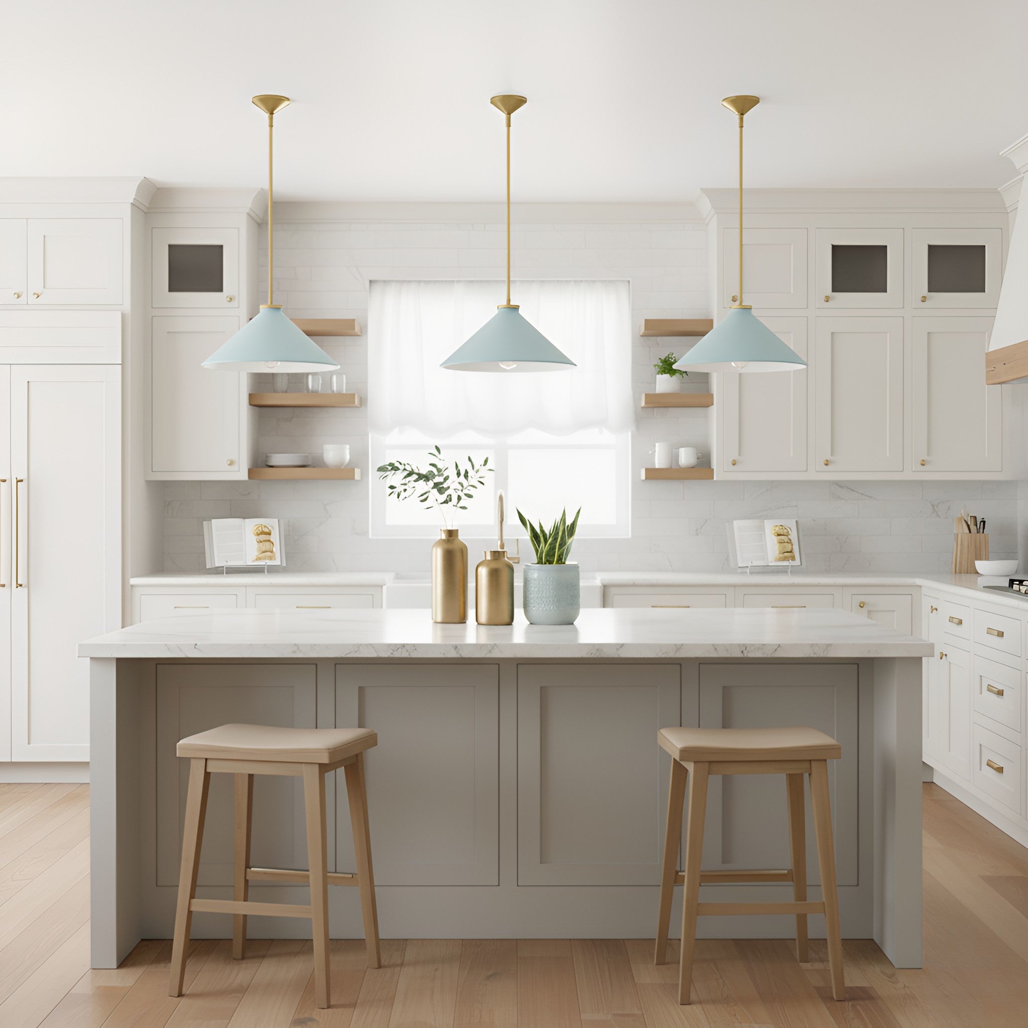 Quoizel - BRADB1814BRG - One Light Pendant - Bradbury - Brushed Gold