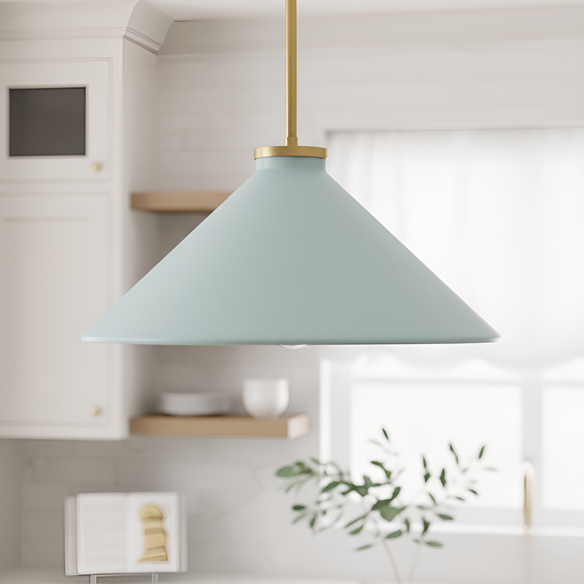 Quoizel - BRADB1814BRG - One Light Pendant - Bradbury - Brushed Gold