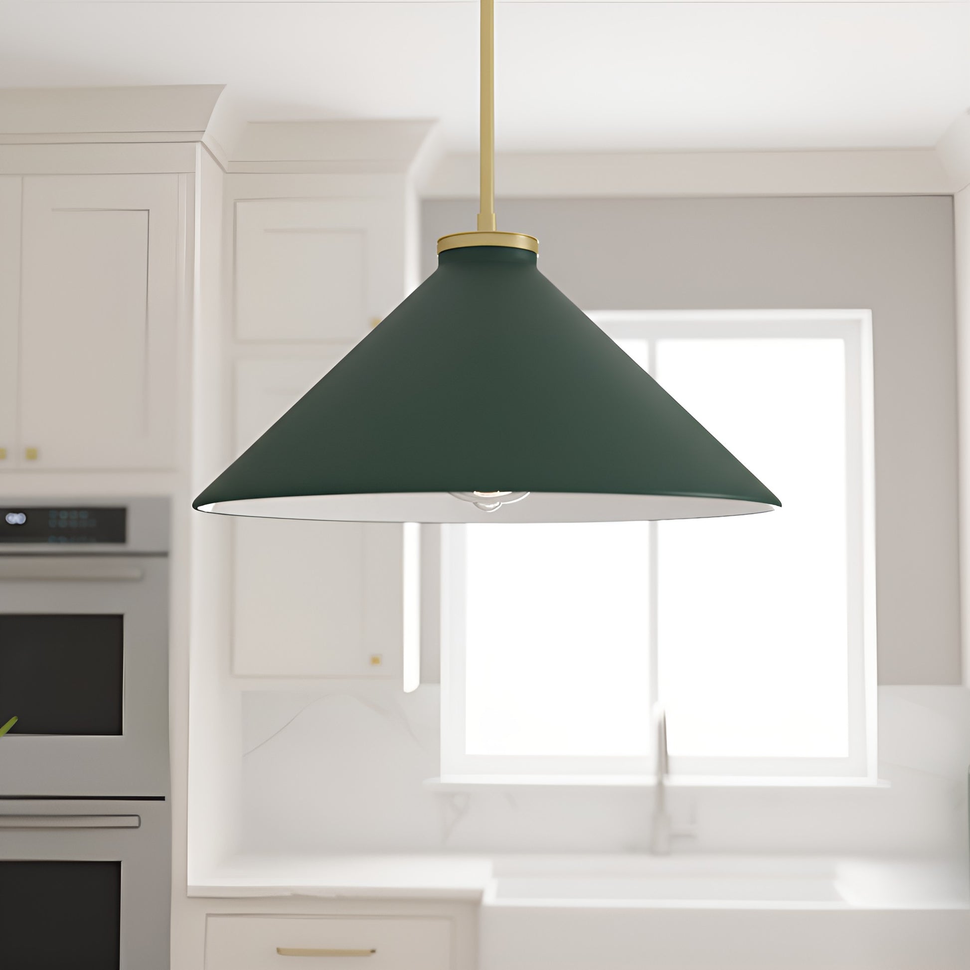 Quoizel - BRADE1814BRG - One Light Pendant - Bradbury - Brushed Gold
