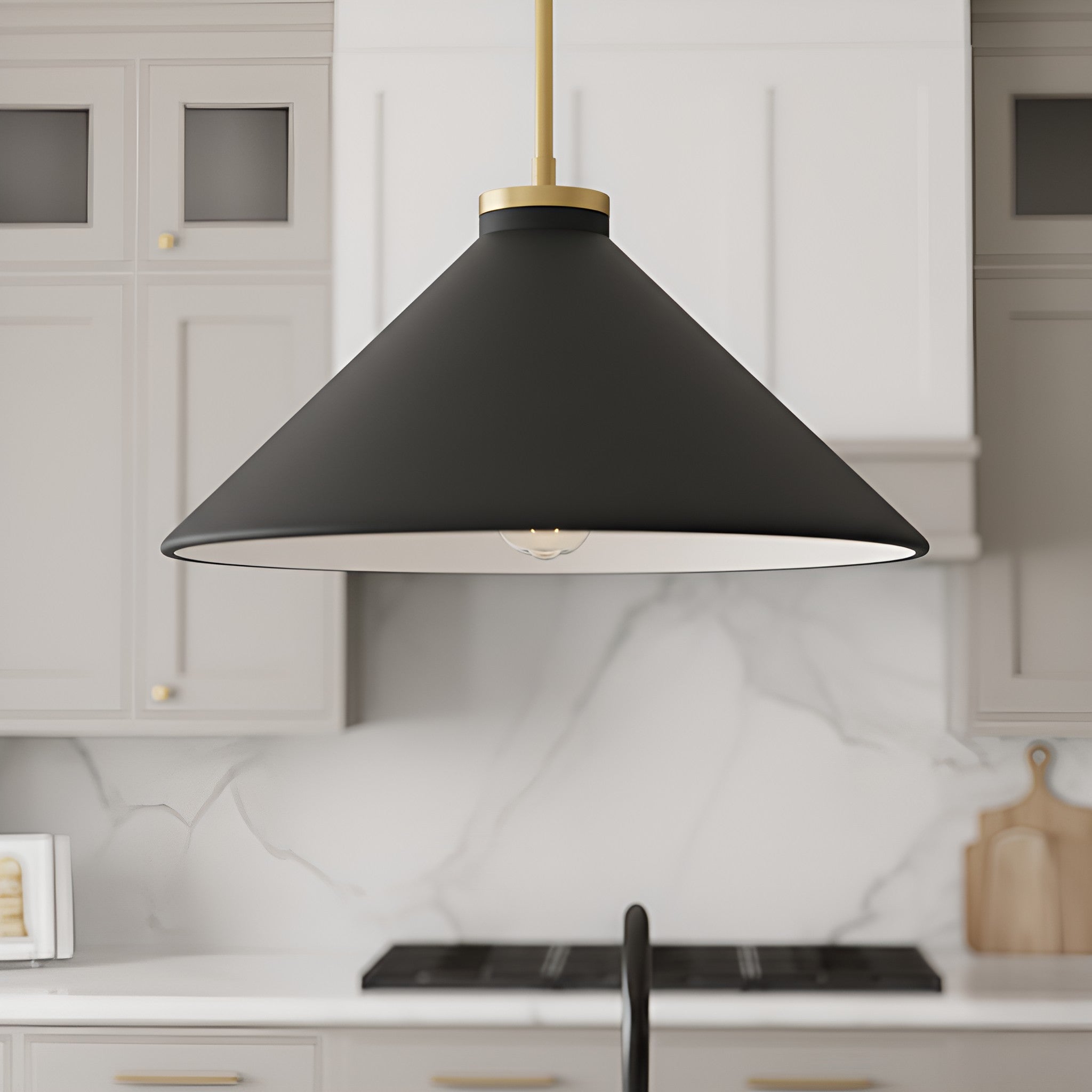 Quoizel - BRADK1814BRG - One Light Pendant - Bradbury - Brushed Gold