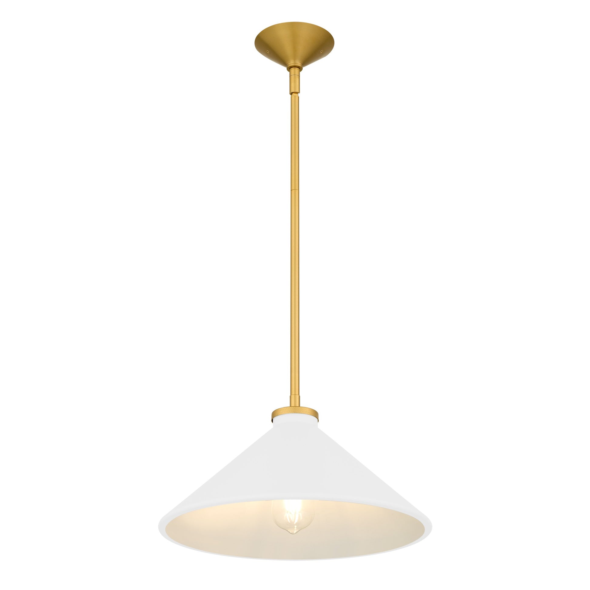 Quoizel - BRADW1814BRG - One Light Pendant - Bradbury - Brushed Gold