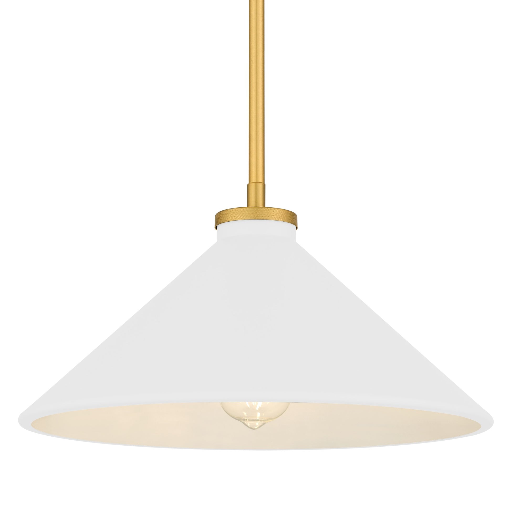 Quoizel - BRADW1814BRG - One Light Pendant - Bradbury - Brushed Gold
