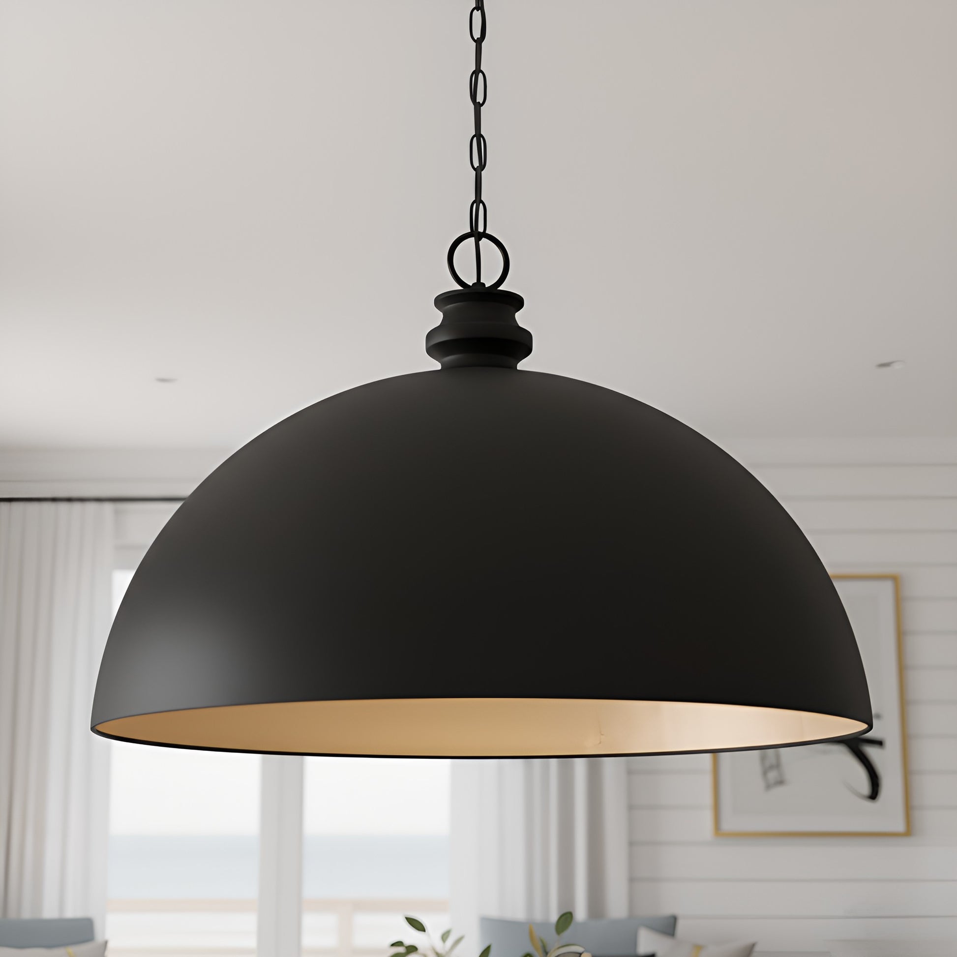 Quoizel - BRAY2826MBK - One Light Pendant - Braylon - Matte Black