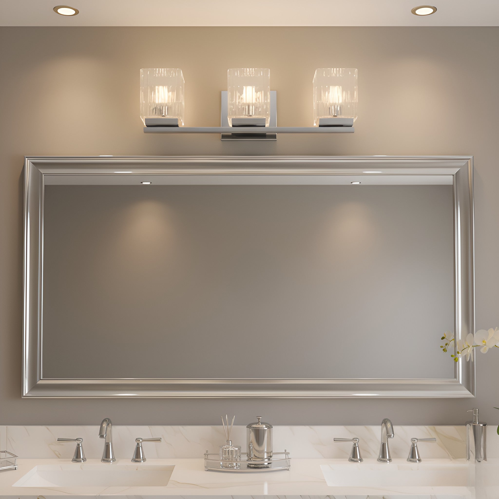 Quoizel - ESTE8621C - Three Light Vanity - Estelle - Polished Chrome