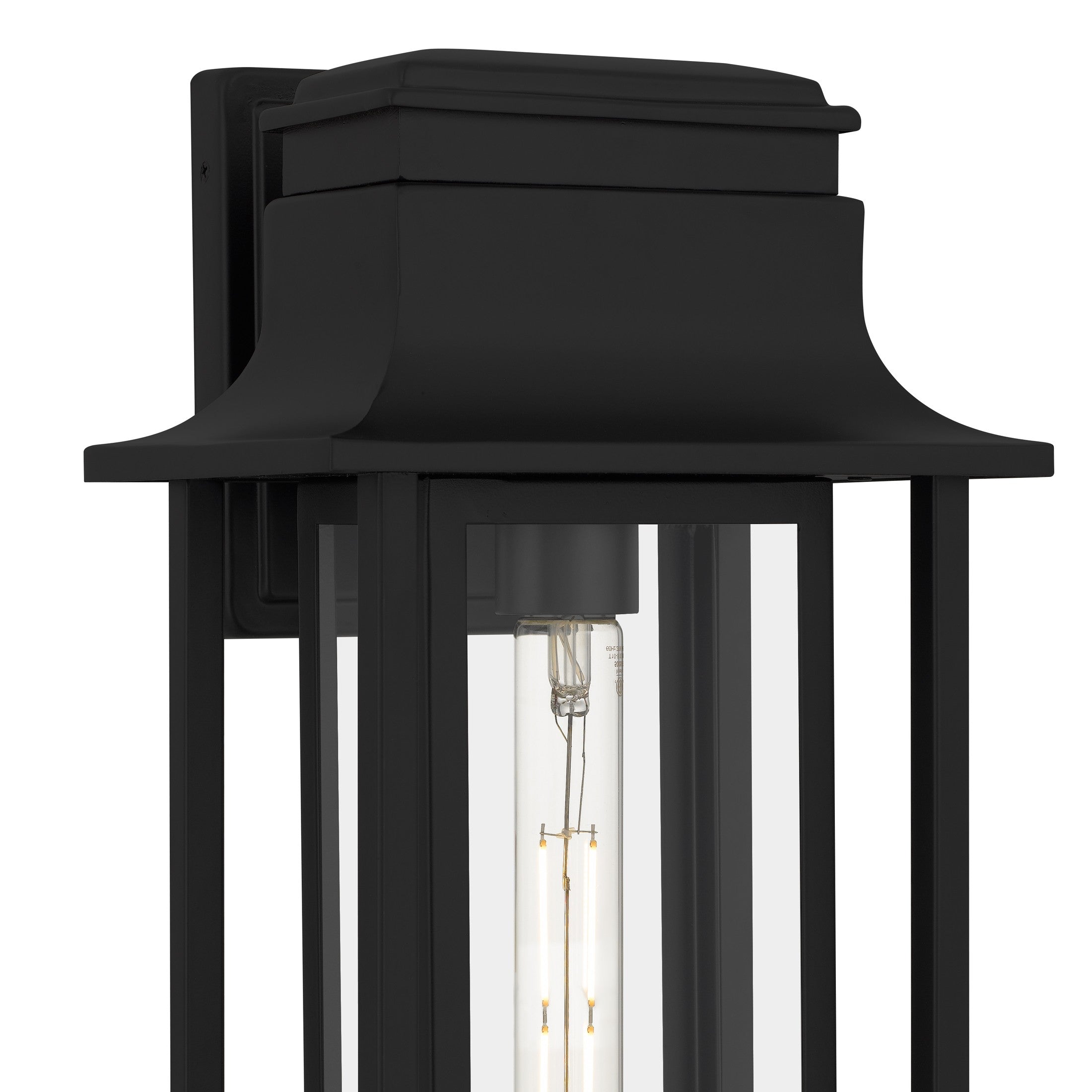 Quoizel - GARN8408MBK - One Light Outdoor Wall Lantern - Garner - Matte Black