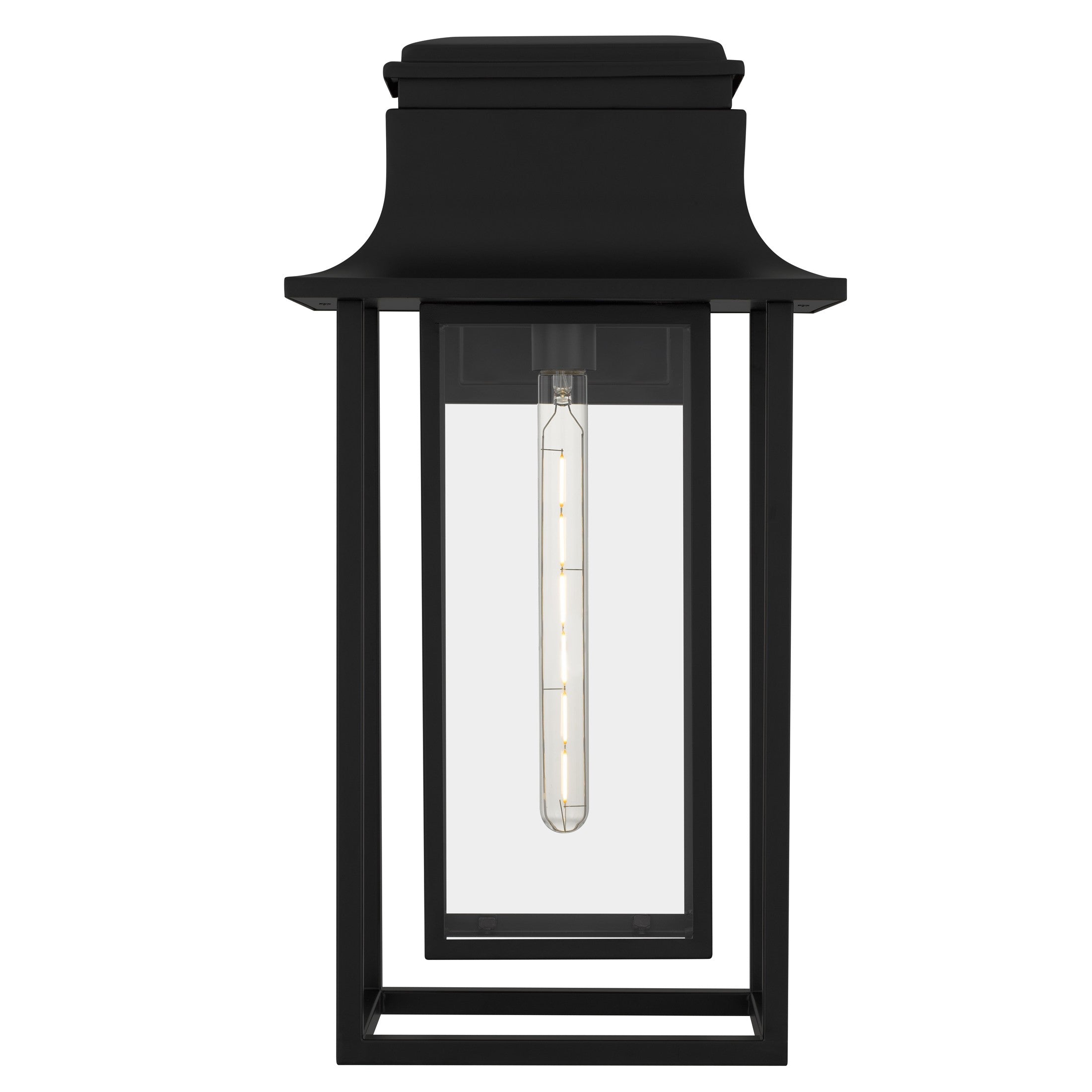 Quoizel - GARN8412MBK - One Light Outdoor Wall Lantern - Garner - Matte Black