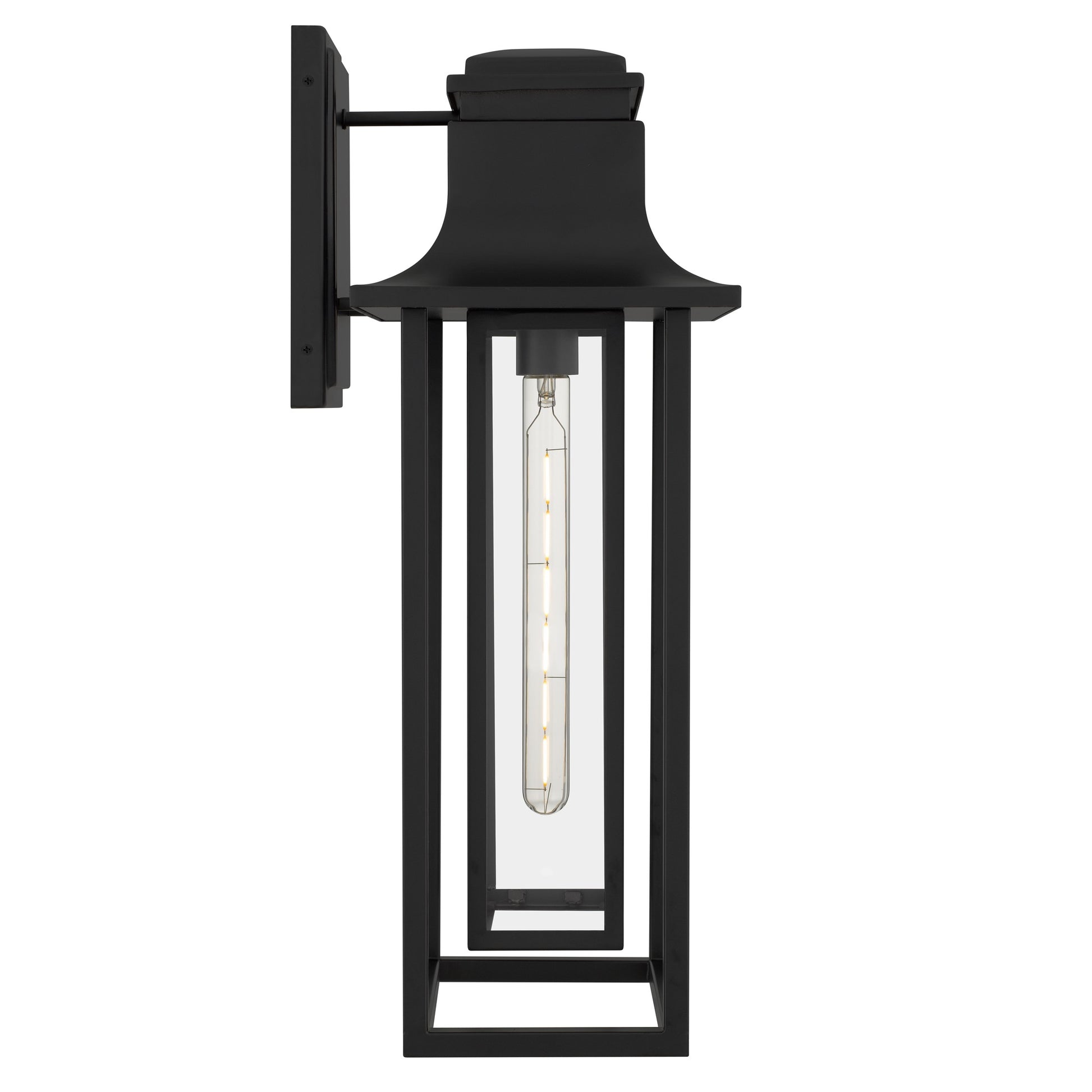 Quoizel - GARN8412MBK - One Light Outdoor Wall Lantern - Garner - Matte Black