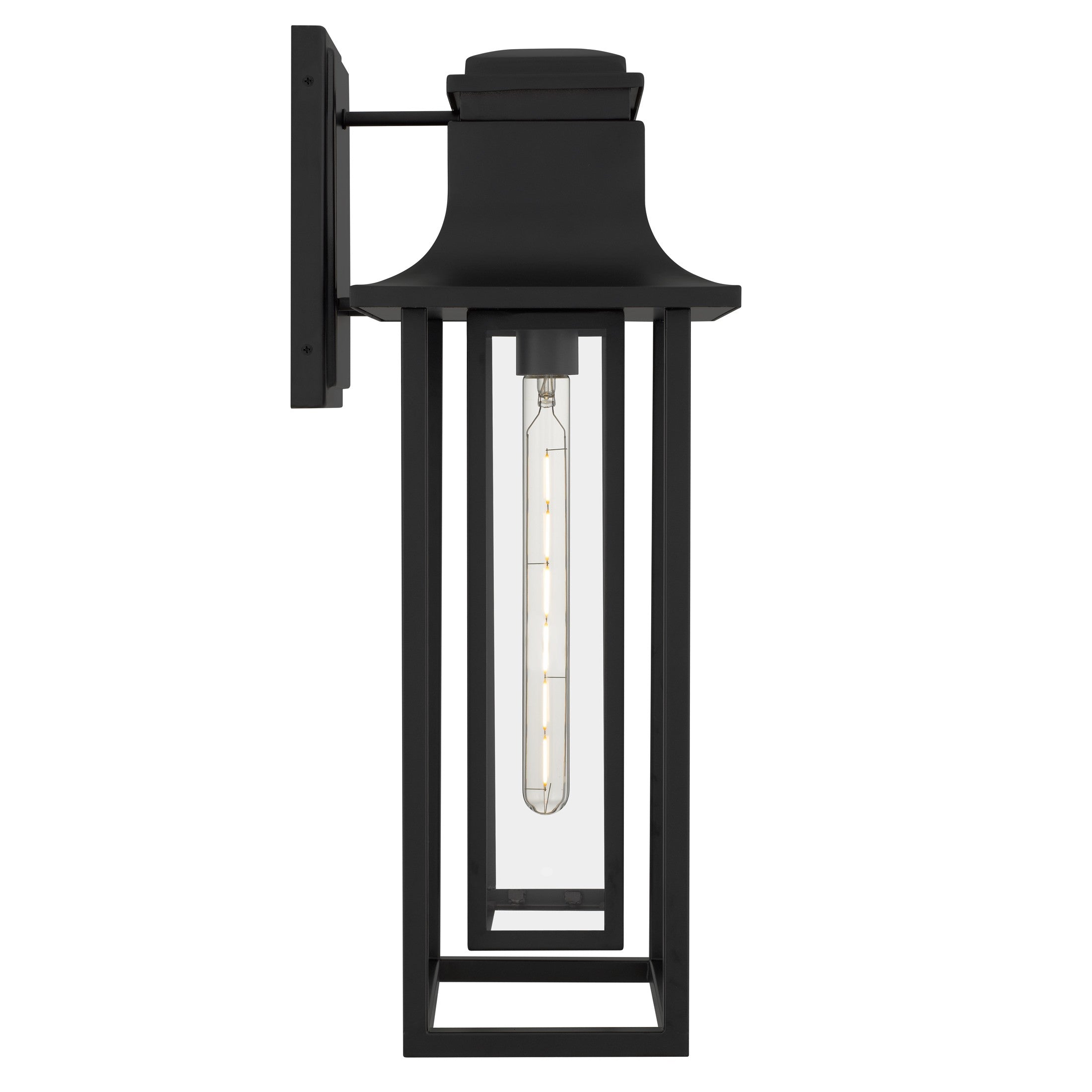 Quoizel - GARN8412MBK - One Light Outdoor Wall Lantern - Garner - Matte Black